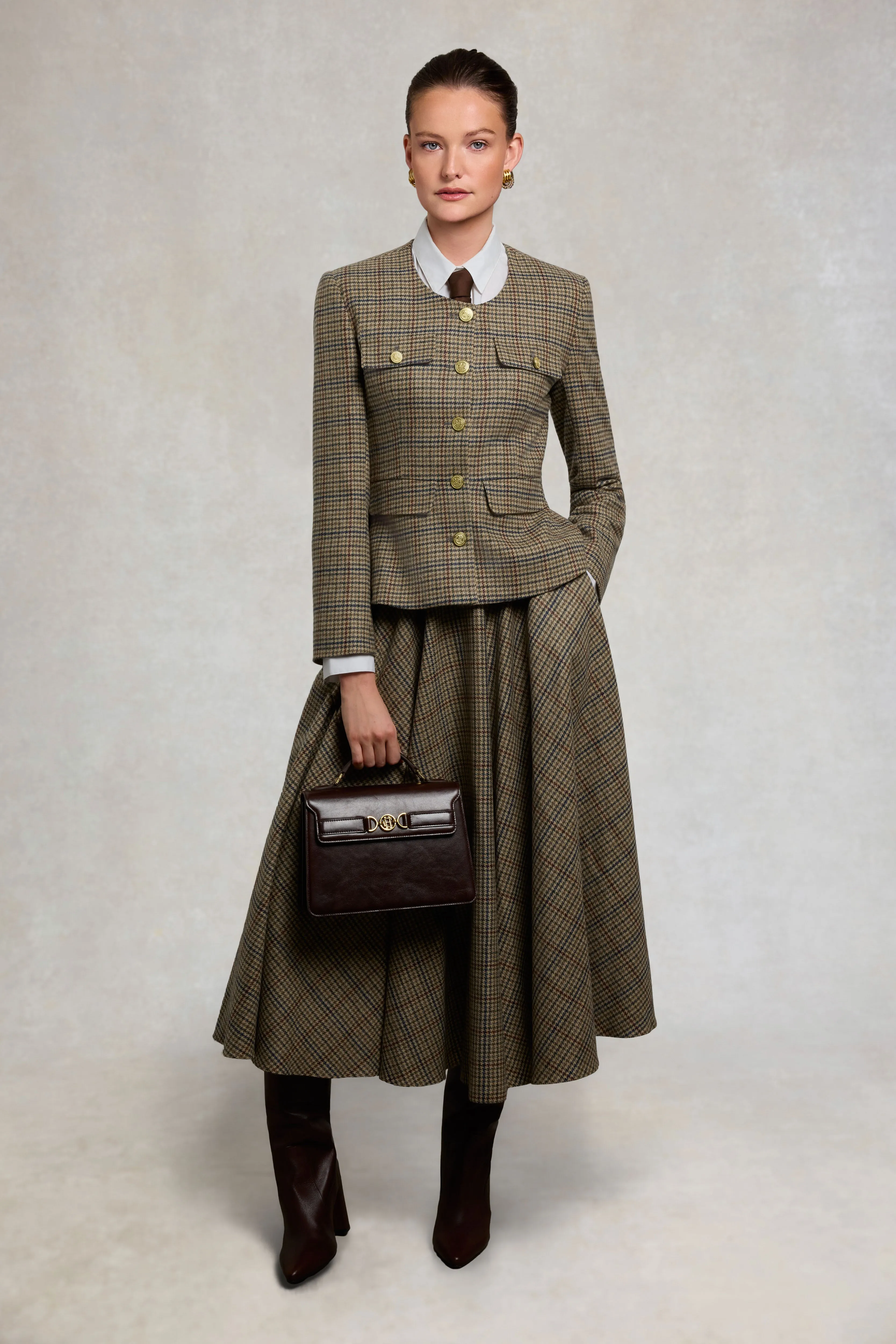 Tailored Peplum Jacket (Millen Gordon Tweed) sold by Holland Cooper product image thumbnail 3