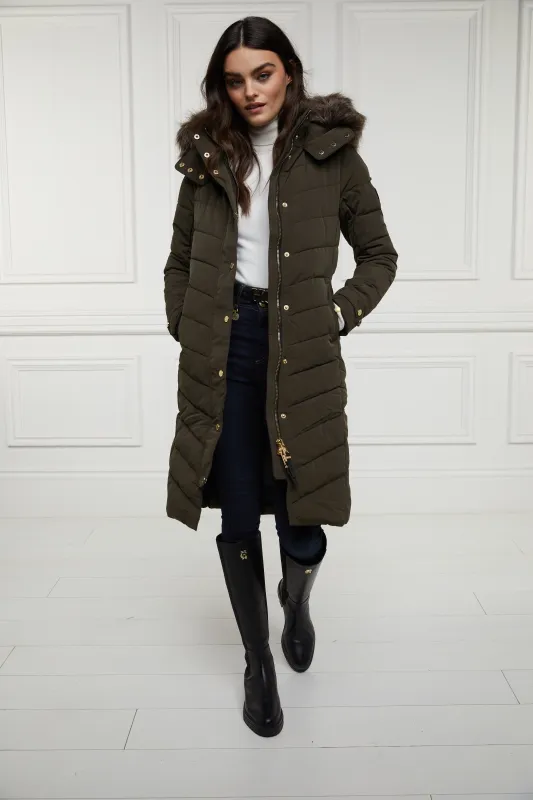 The Wellington Coat (Khaki) made by Holland Cooper