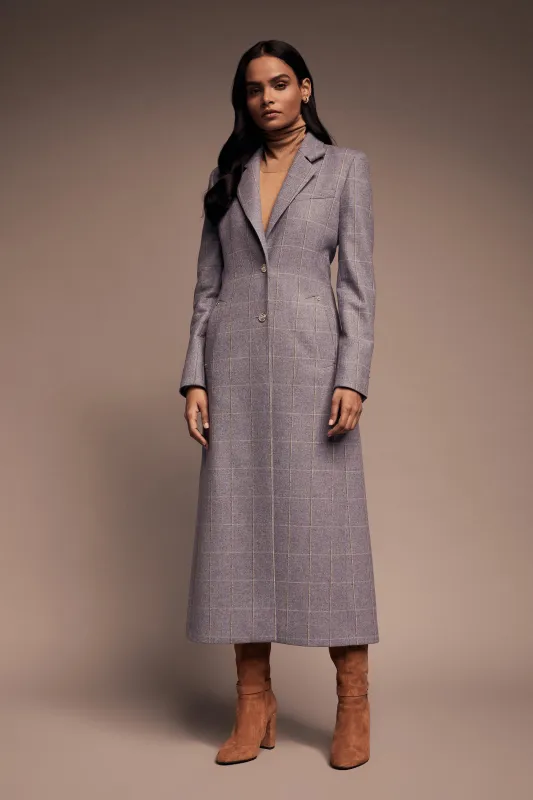 Jubilee Longline Regency Coat (Lavender) made by Holland Cooper