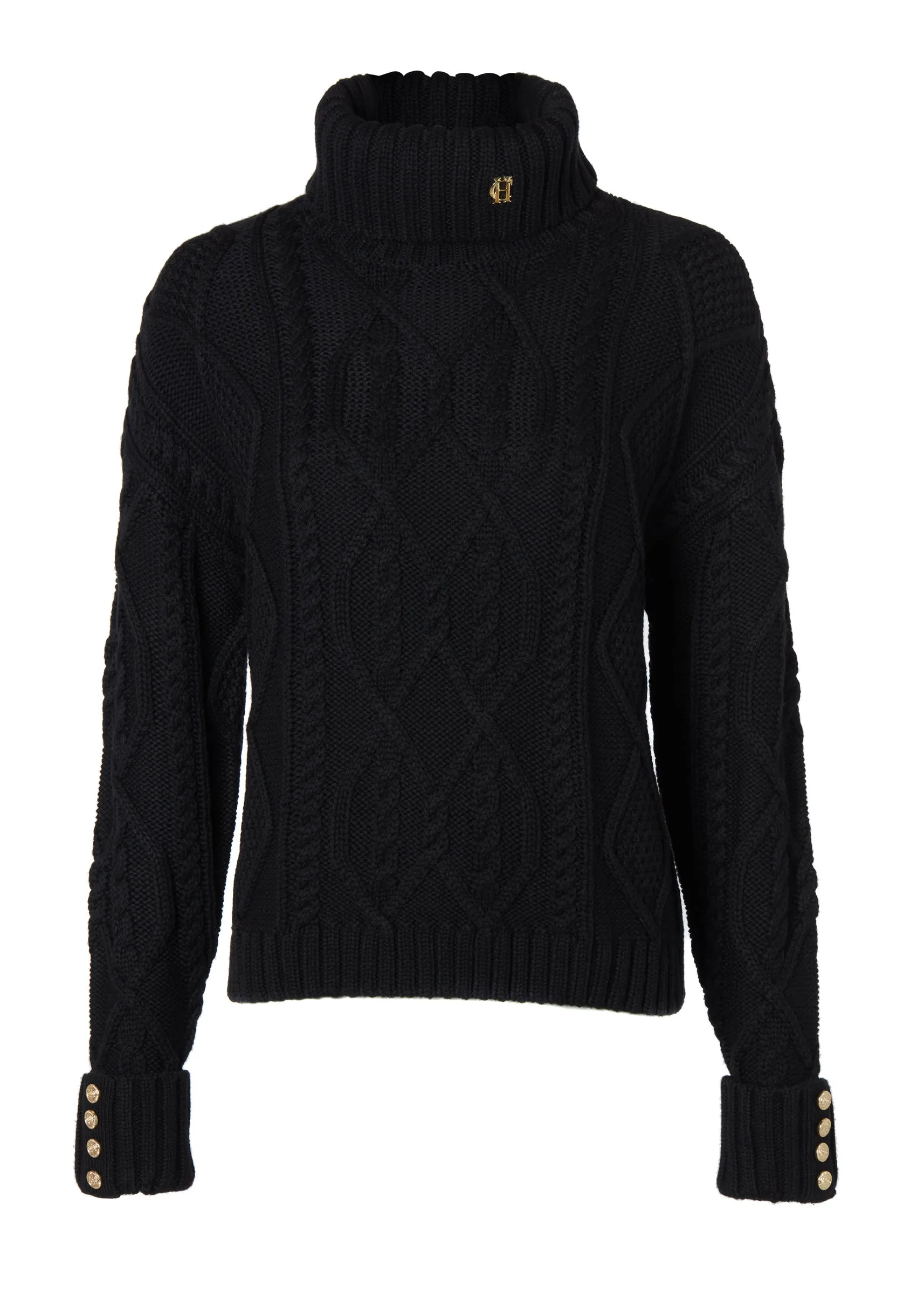 Noveli Cable Knit (Black) sold by Holland Cooper product image thumbnail 4