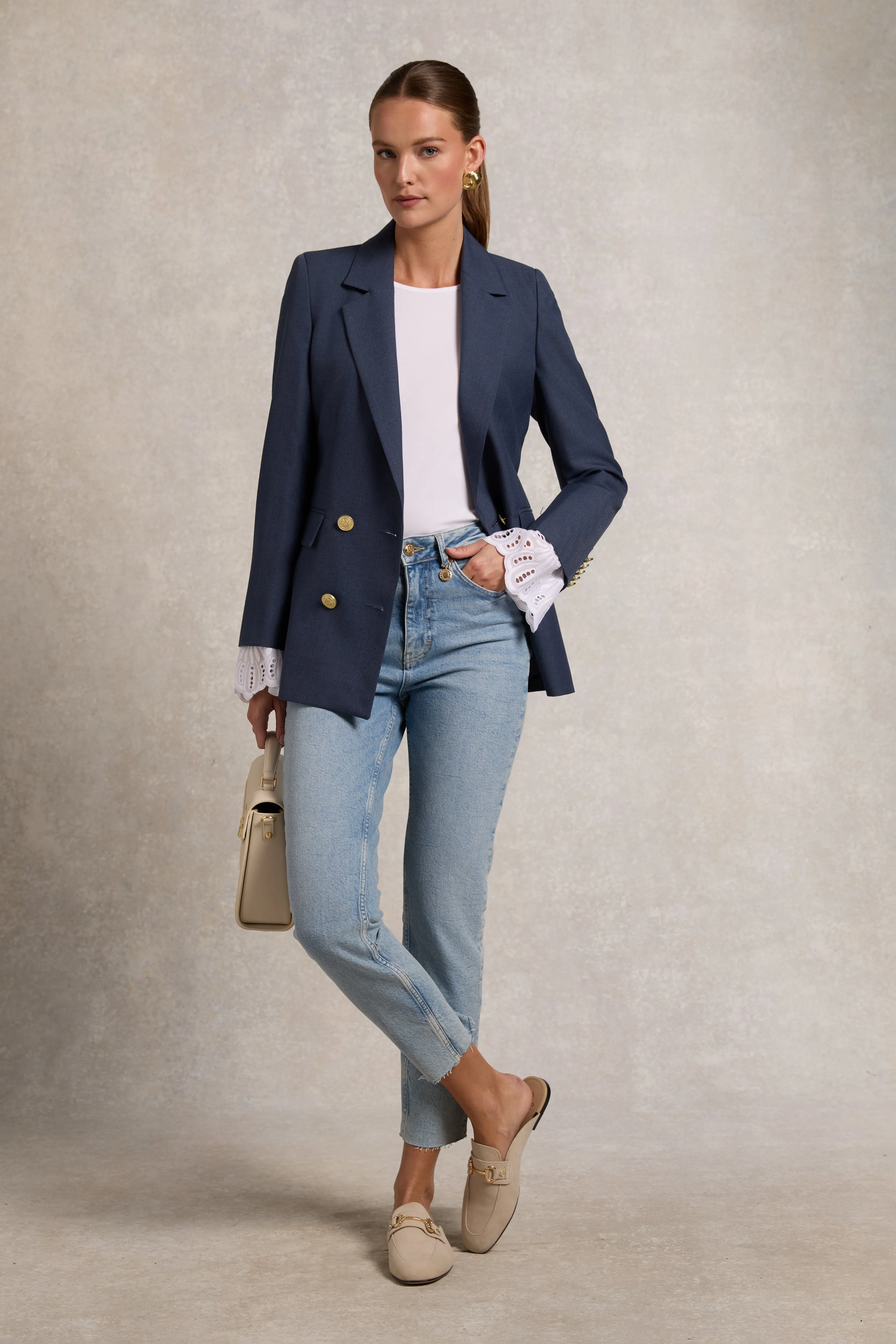 Double Breasted Blazer (Denim) sold by Holland Cooper product image thumbnail 3