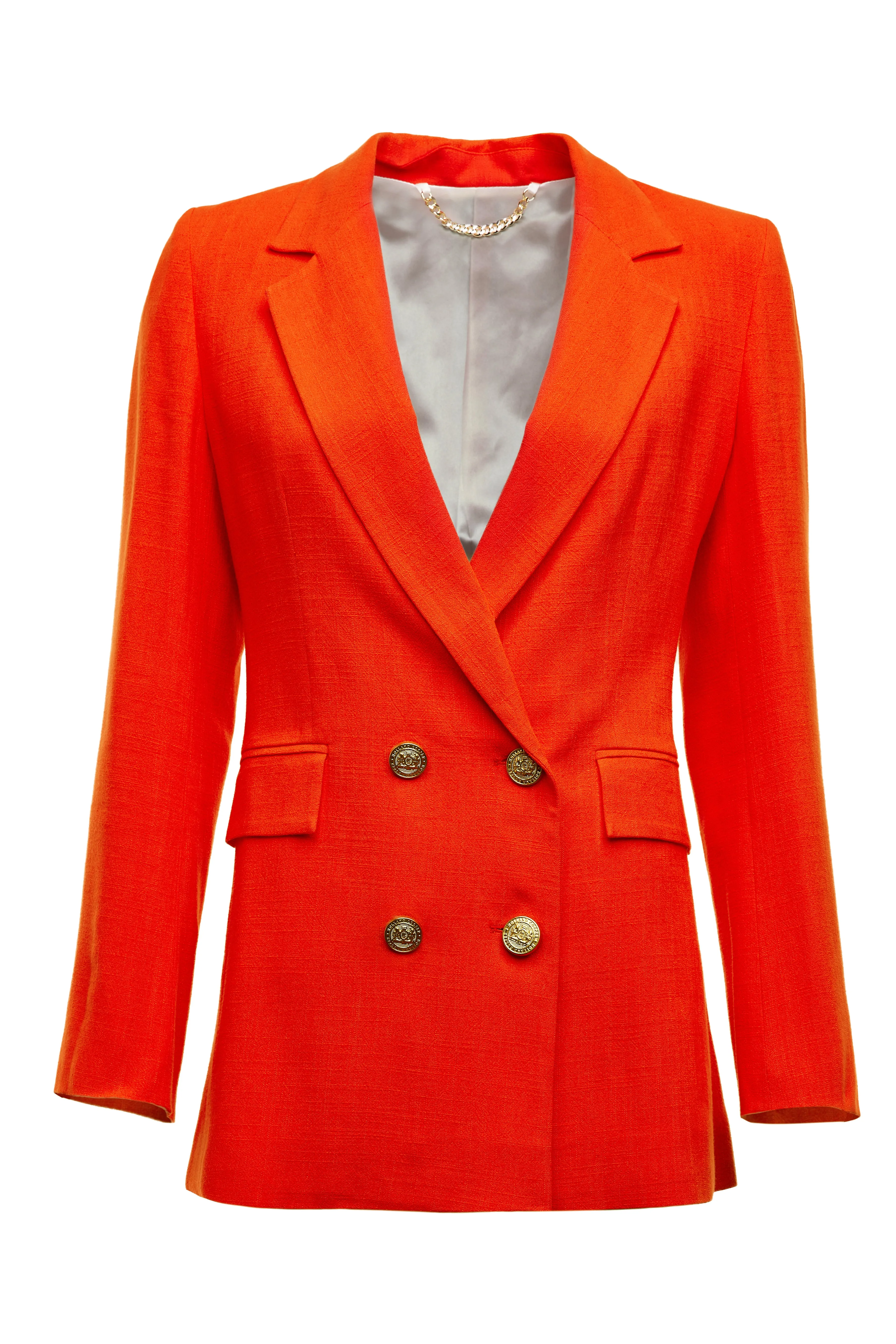 Double Breasted Blazer (Neroli Linen) sold by Holland Cooper product image thumbnail 4