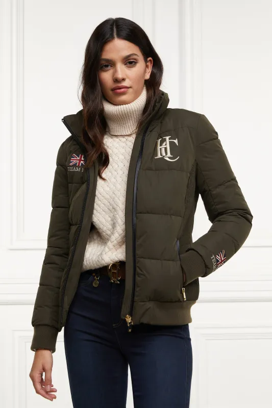 Team Padded Jacket (Khaki) made by Holland Cooper