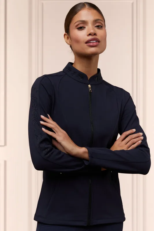 Crystal Zip Jacket (Ink Navy) made by Holland Cooper