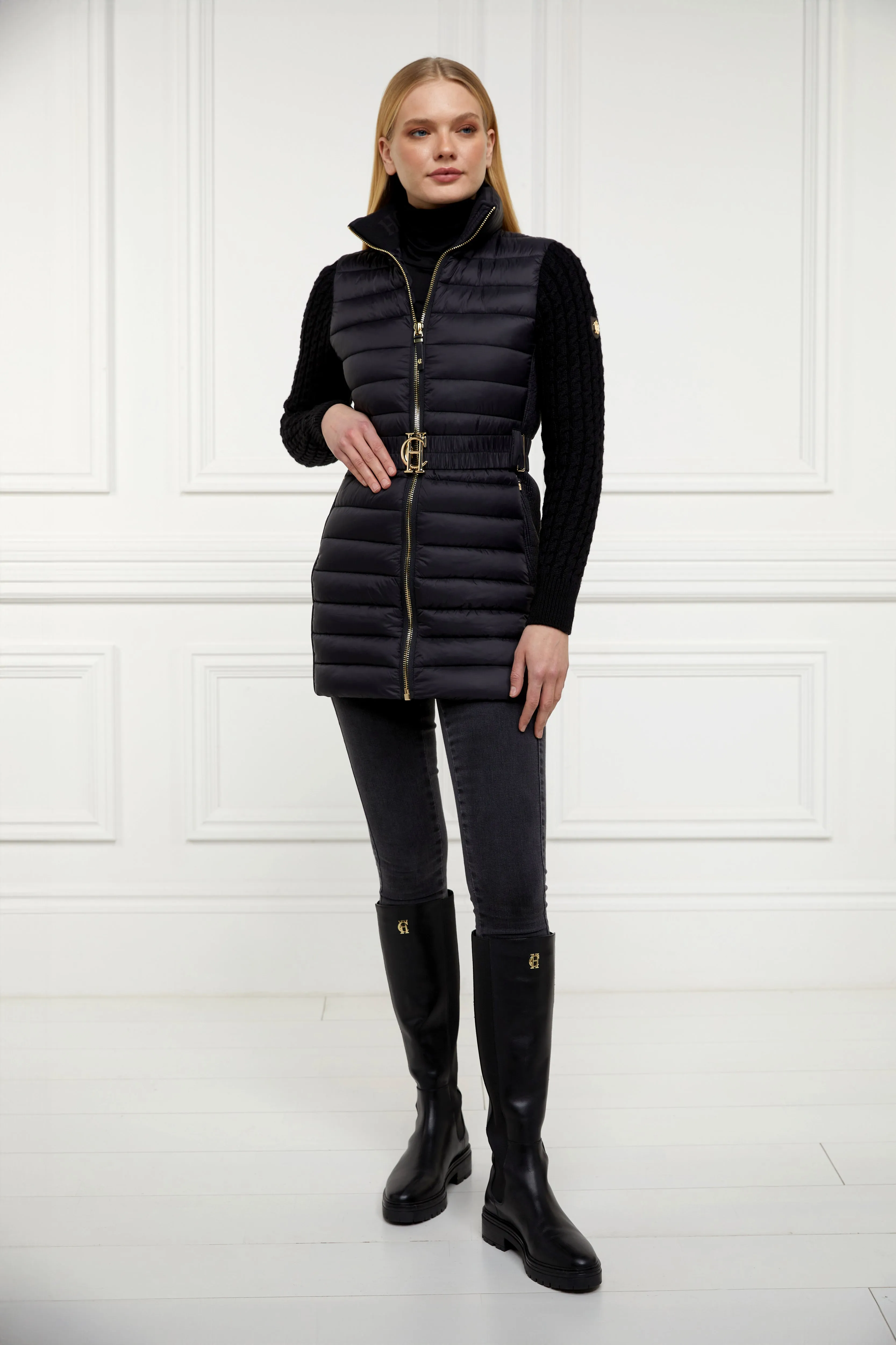 Linfold Hybrid Coat (Black) sold by Holland Cooper product image thumbnail 3