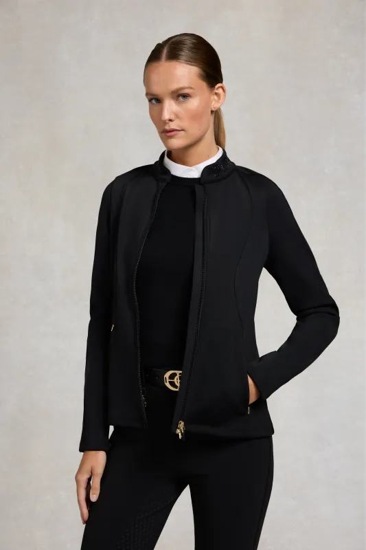 Crystal Zip Jacket (Black) made by Holland Cooper