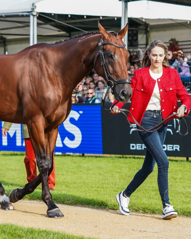 Lauren Innes's Burghley Trot Up Look Two made by Holland Cooper