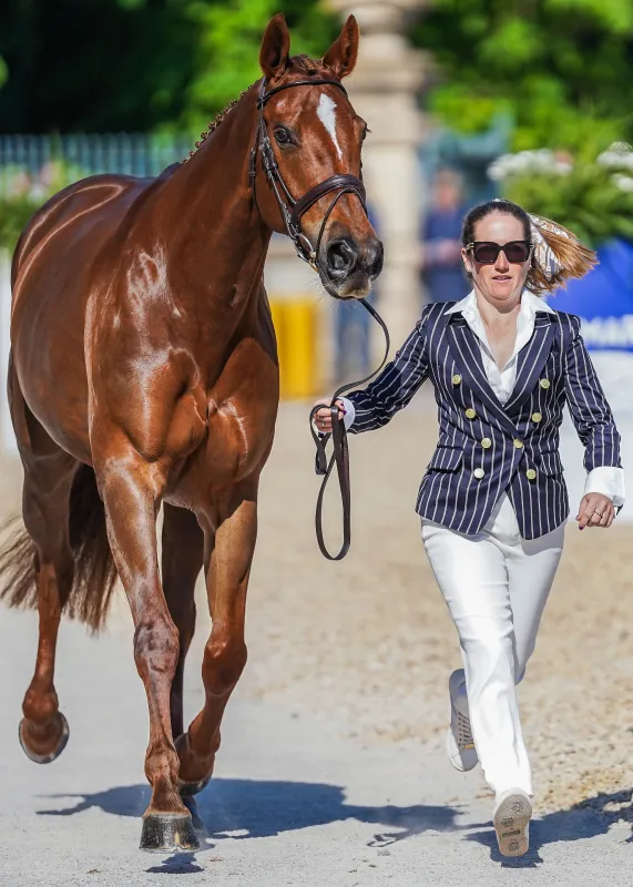 Laura Collett Trot Up Look Two made by Holland Cooper