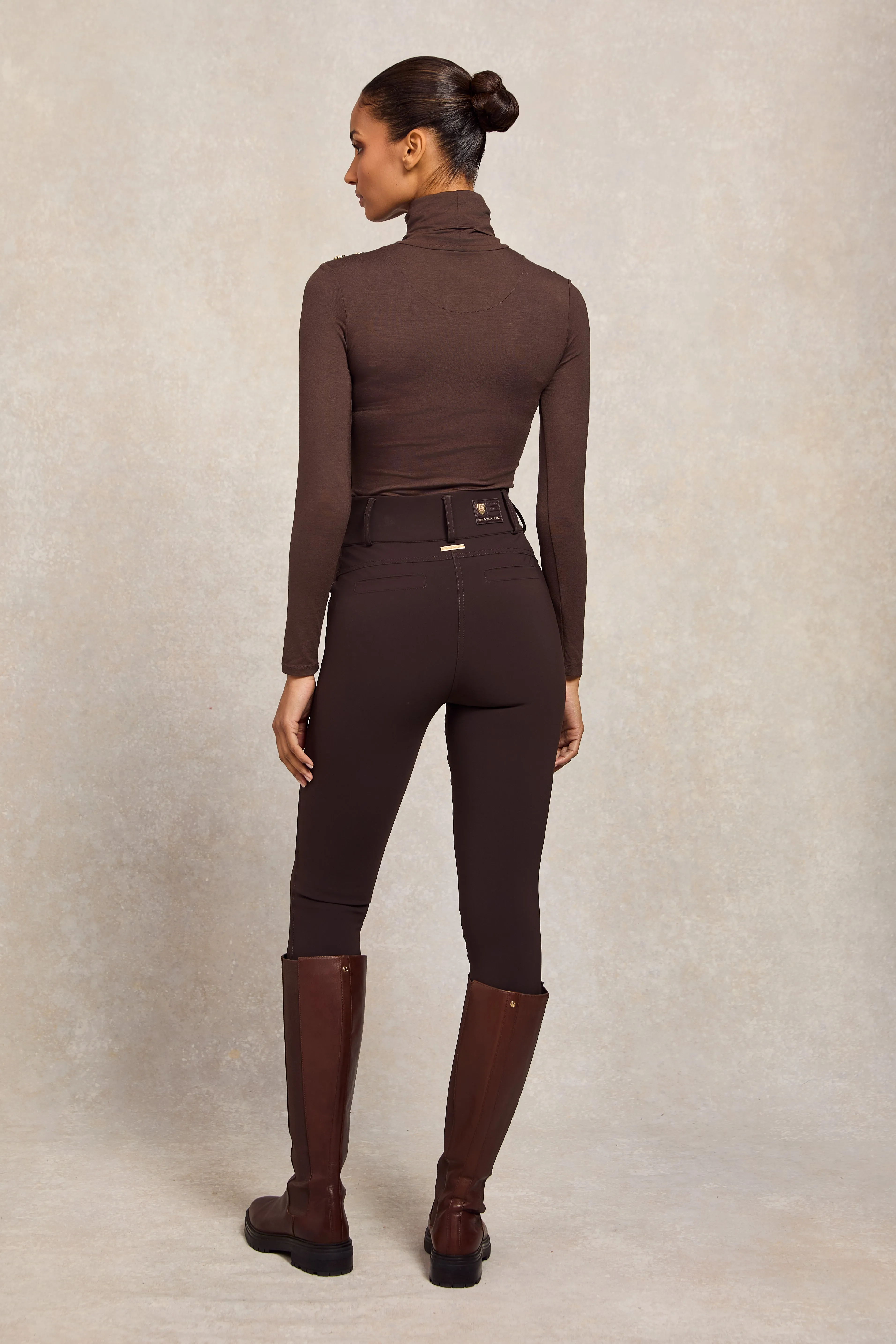 Contour Trouser (Chocolate) sold by Holland Cooper product image thumbnail 2