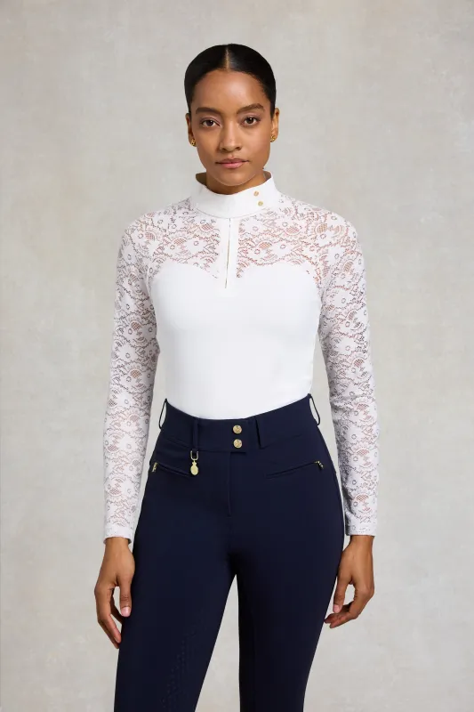 Newbury Long Sleeve Base Layer (White) sold by Holland Cooper