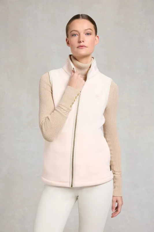 Country Fleece Gilet (Palest Pink) sold by Holland Cooper