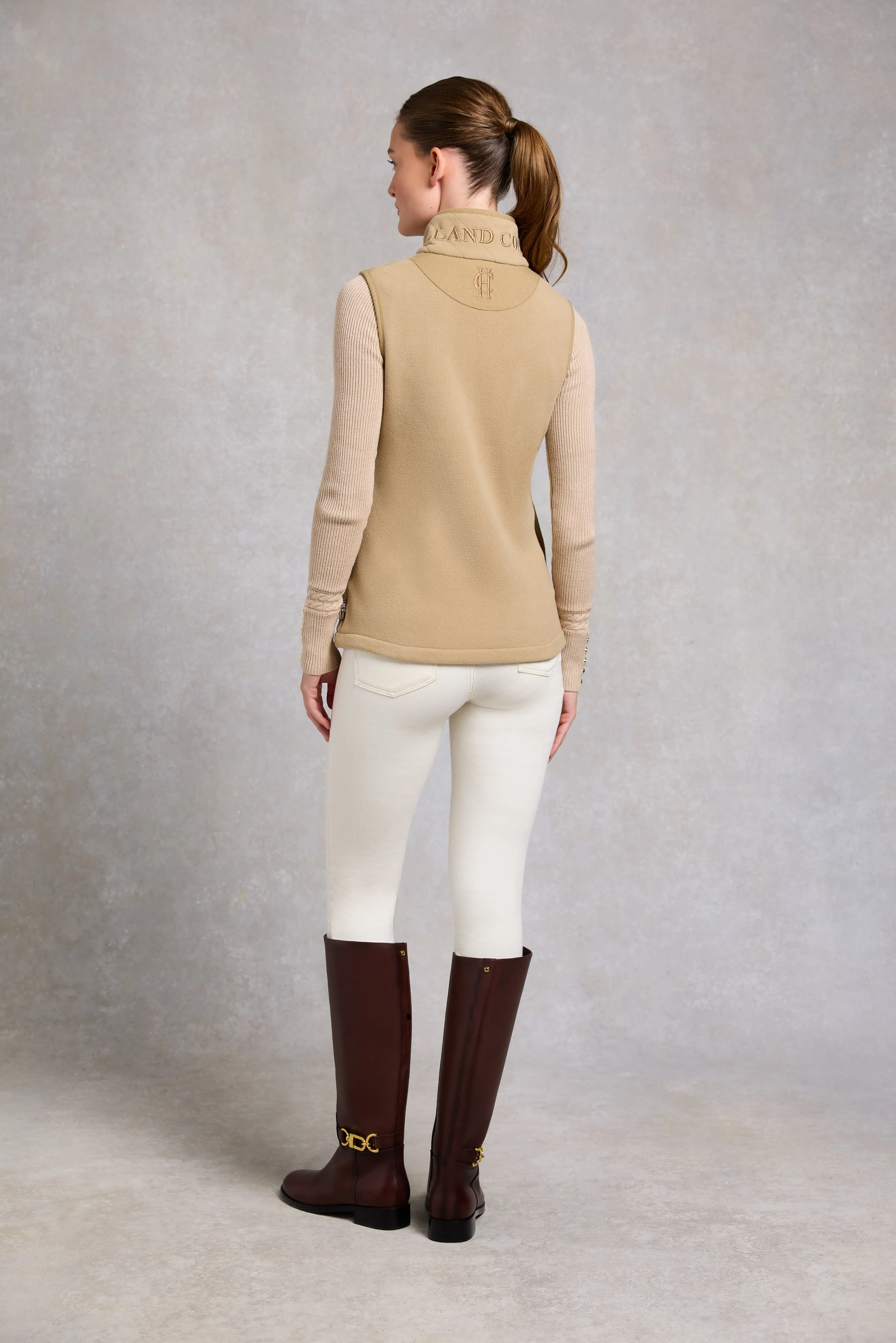 Country Fleece Gilet (Sand) sold by Holland Cooper product image thumbnail 4