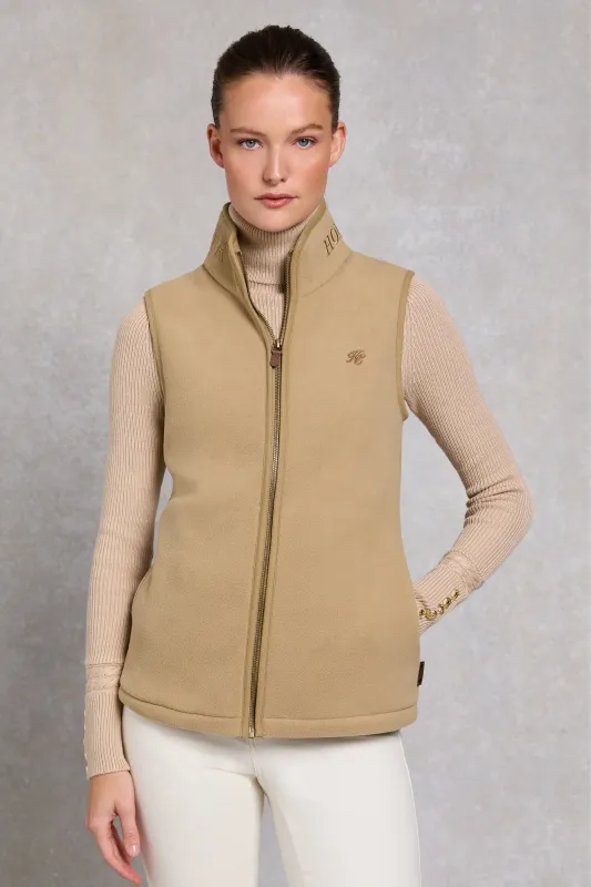 Country Fleece Gilet (Sand) sold by Holland Cooper