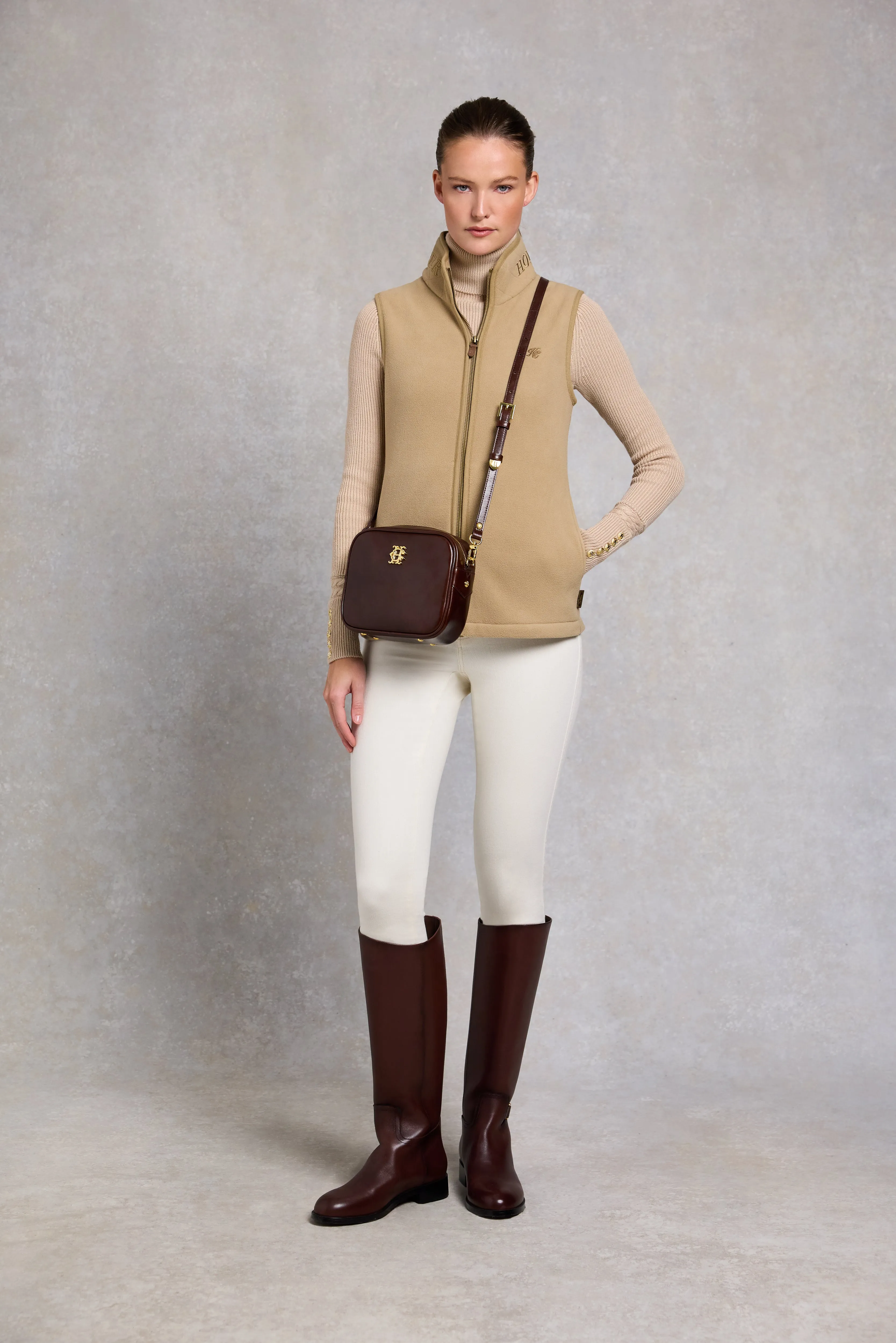 Country Fleece Gilet (Sand) sold by Holland Cooper product image thumbnail 2