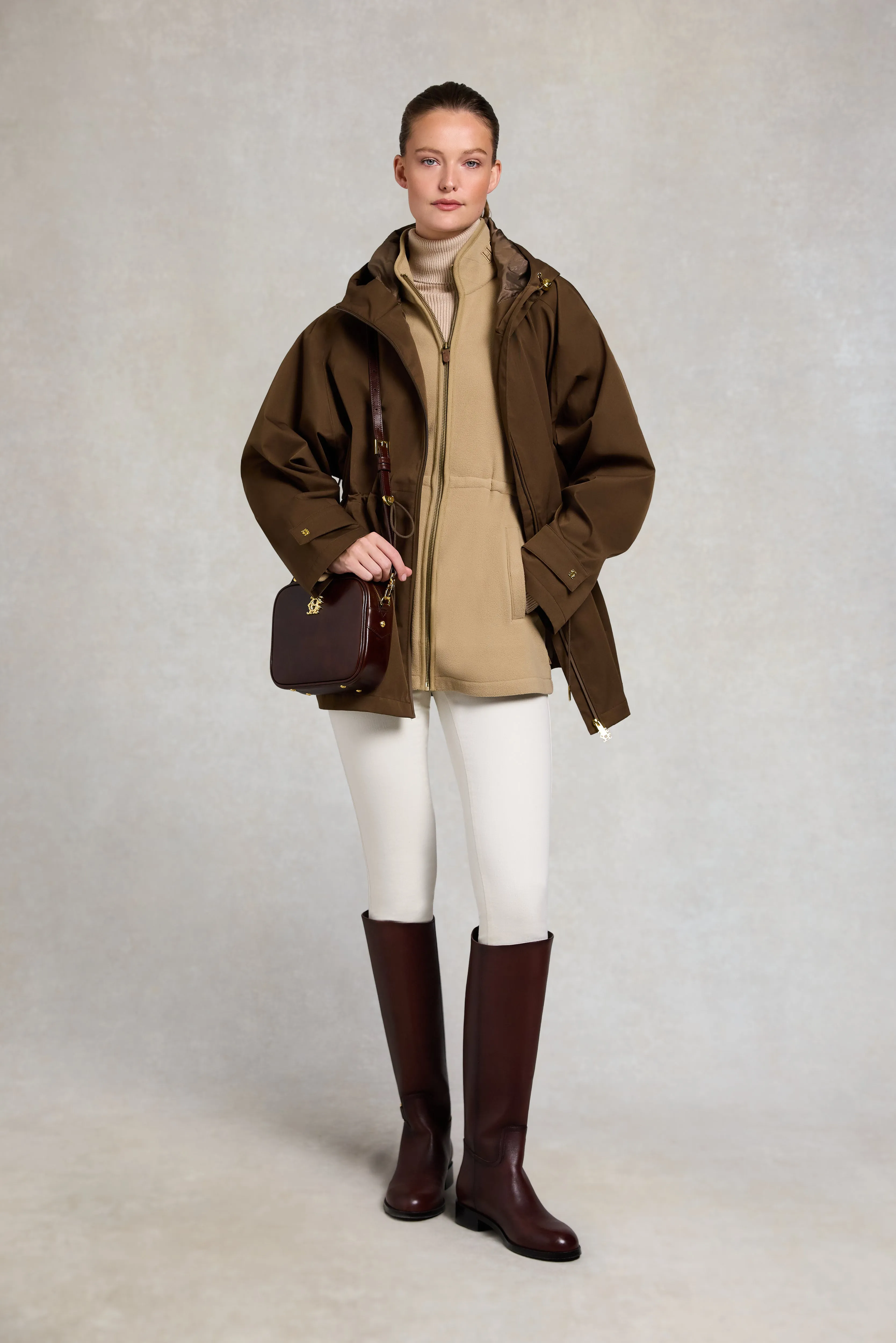 Country Longline Fleece (Sand) sold by Holland Cooper product image thumbnail 5