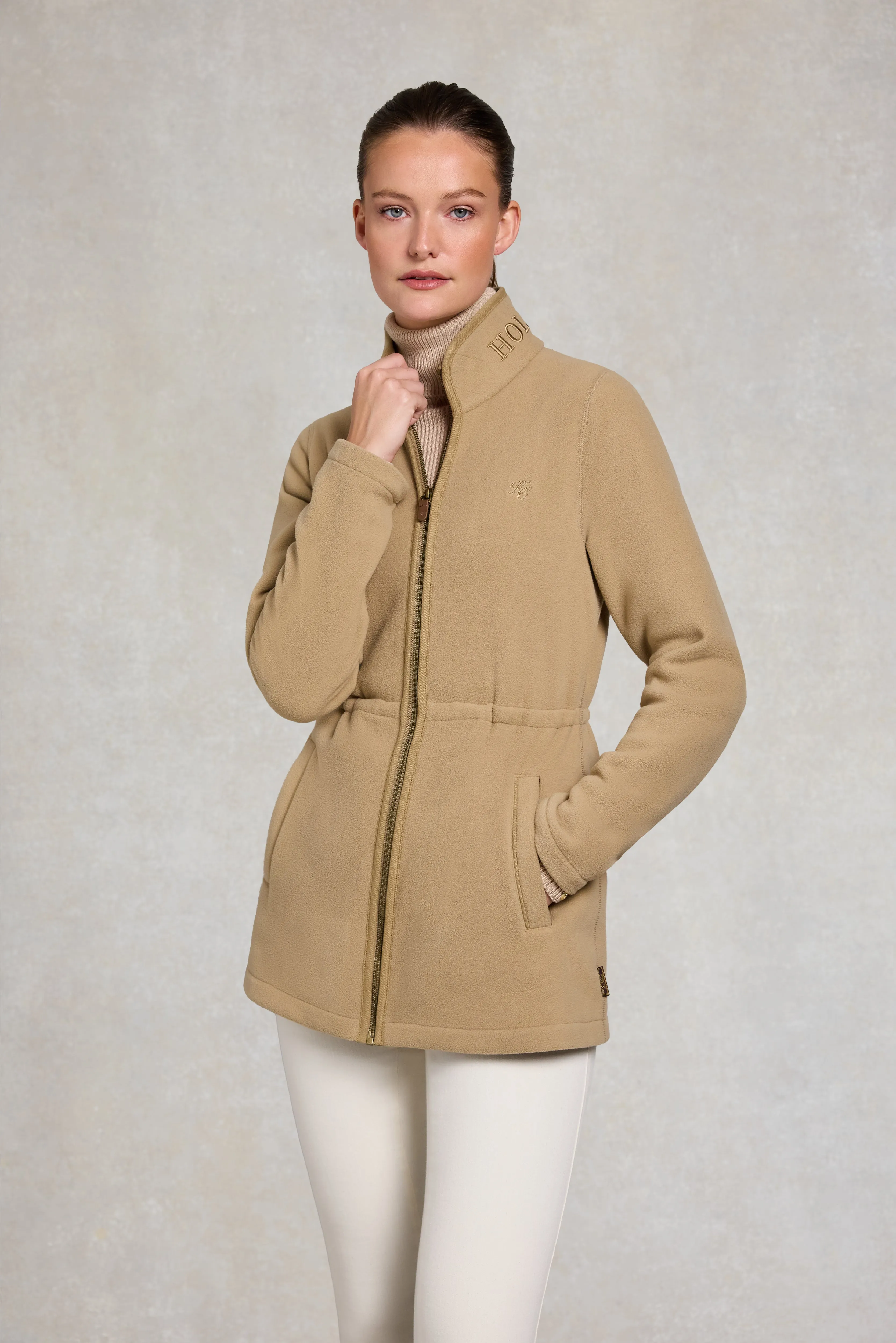 Country Longline Fleece (Sand) sold by Holland Cooper product image thumbnail 2