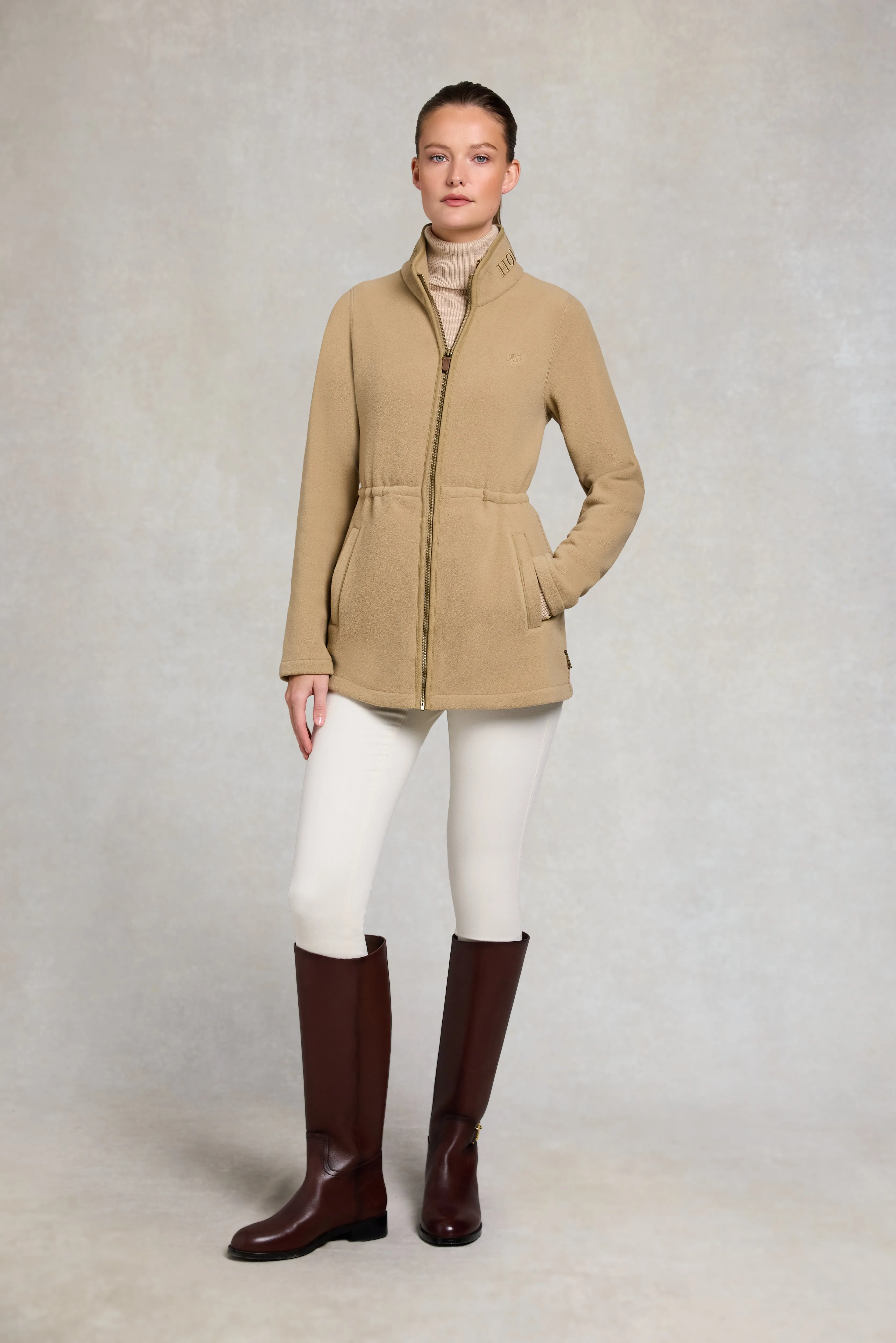 Country Longline Fleece (Sand) sold by Holland Cooper product image thumbnail 4