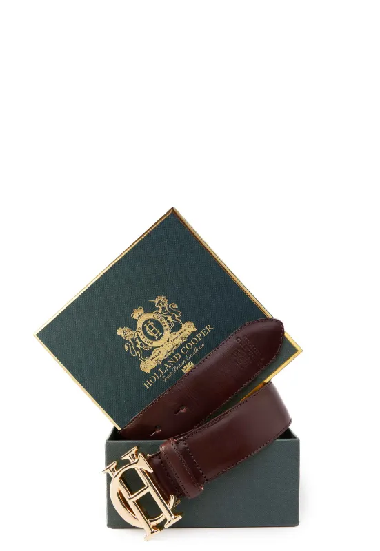 HC Classic Belt (Chestnut) made by Holland Cooper