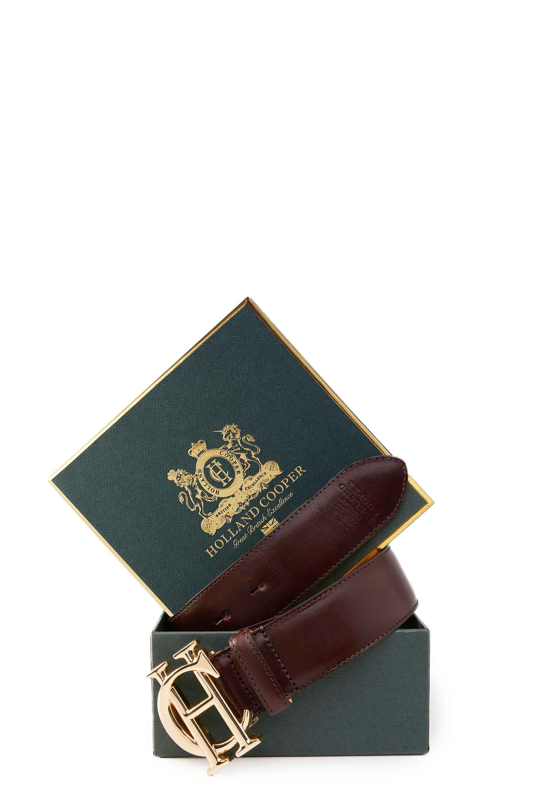 HC Classic Belt (Chestnut) sold by Holland Cooper