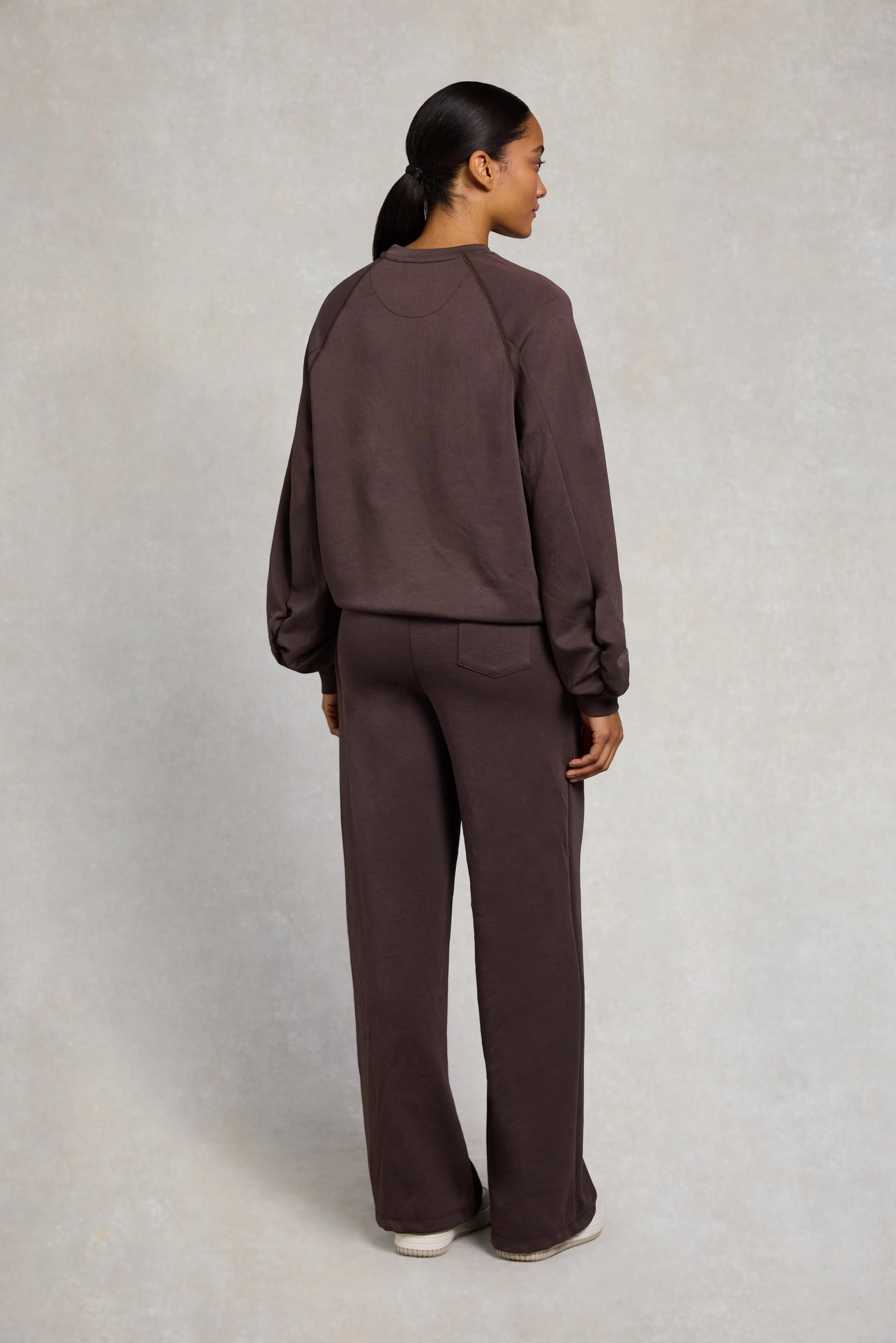 Artemis Crew Neck Sweat (Chocolate) sold by Holland Cooper product image thumbnail 4