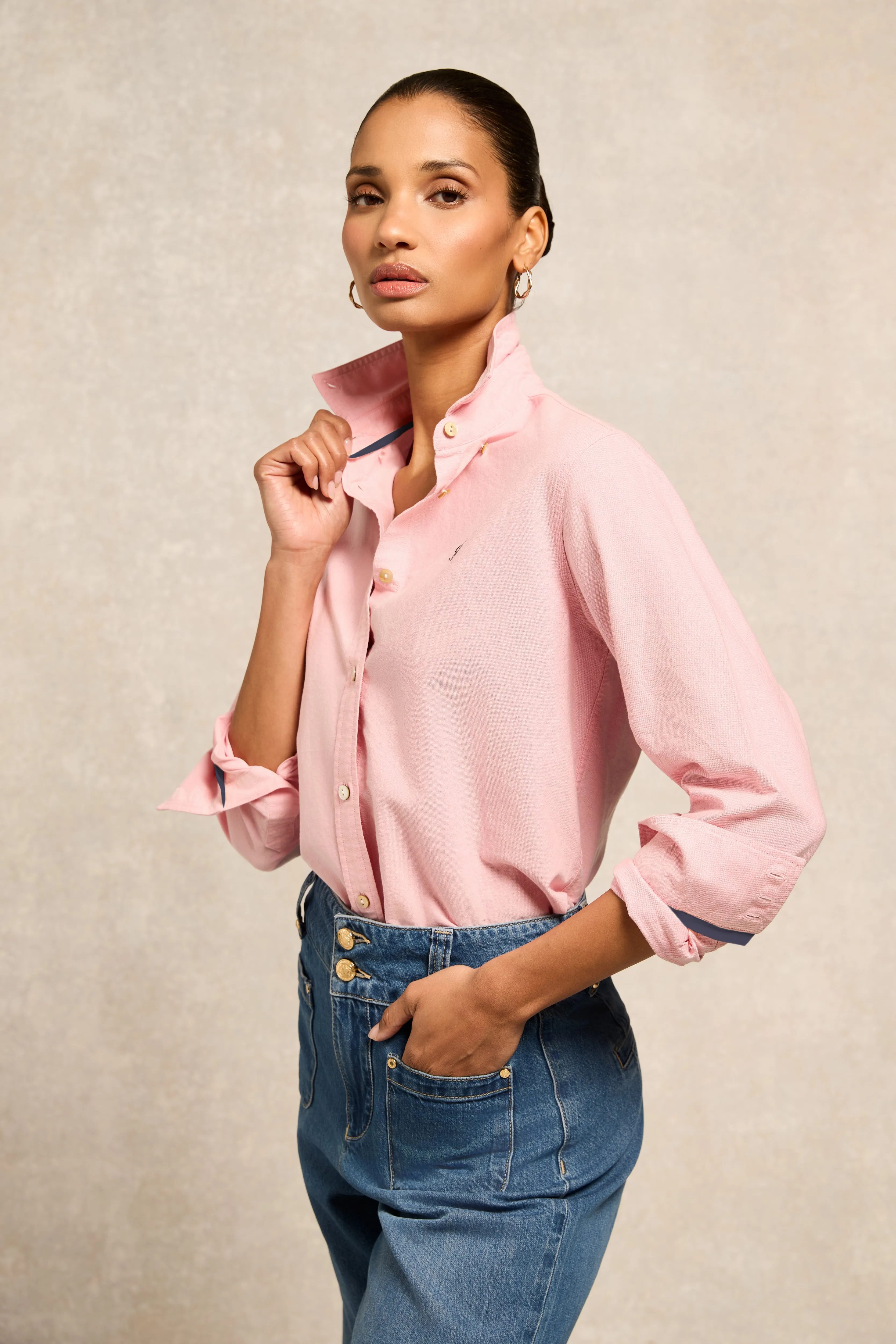Oxford Shirt (Pink) sold by Holland Cooper product image thumbnail 3