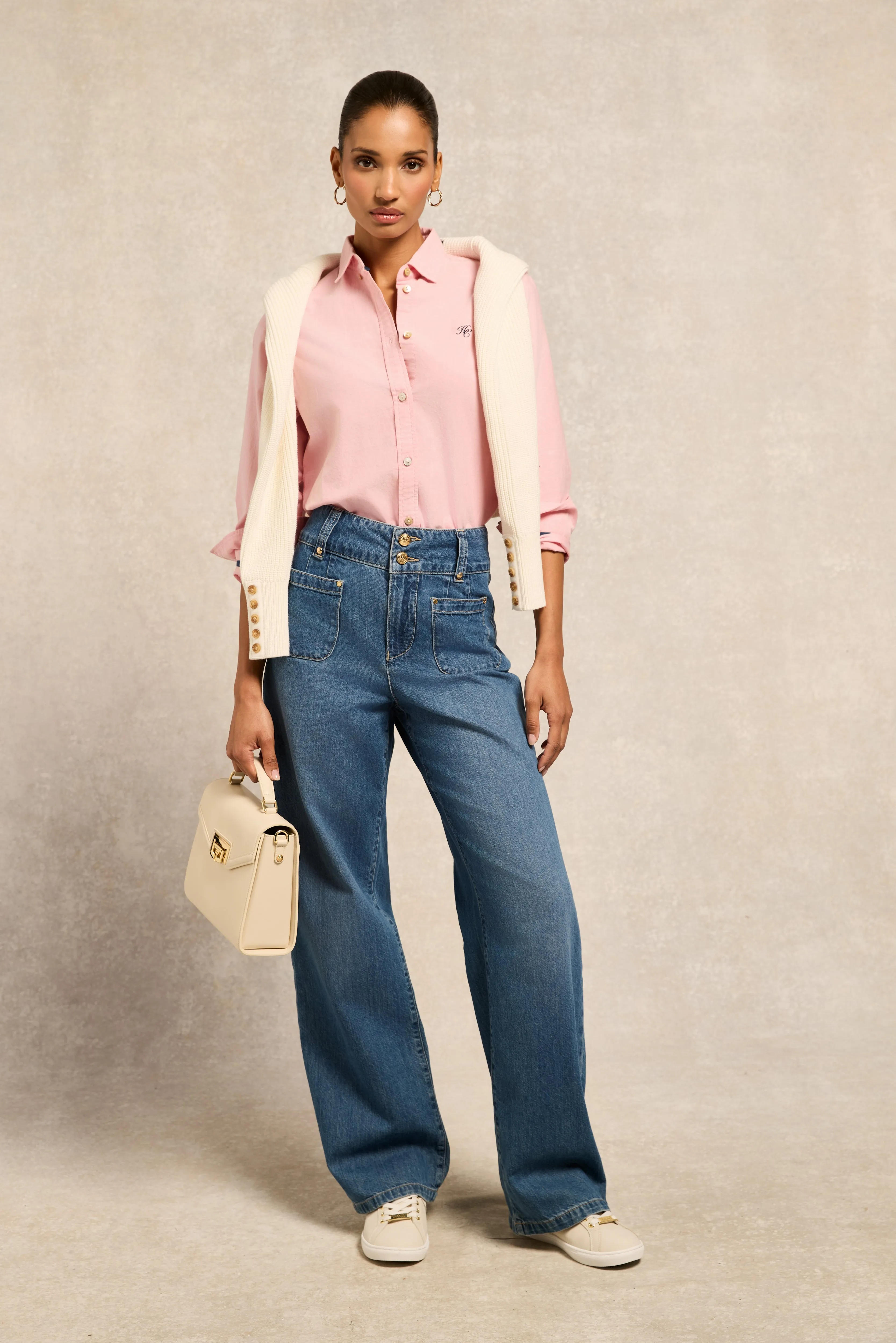 Oxford Shirt (Pink) sold by Holland Cooper product image thumbnail 2