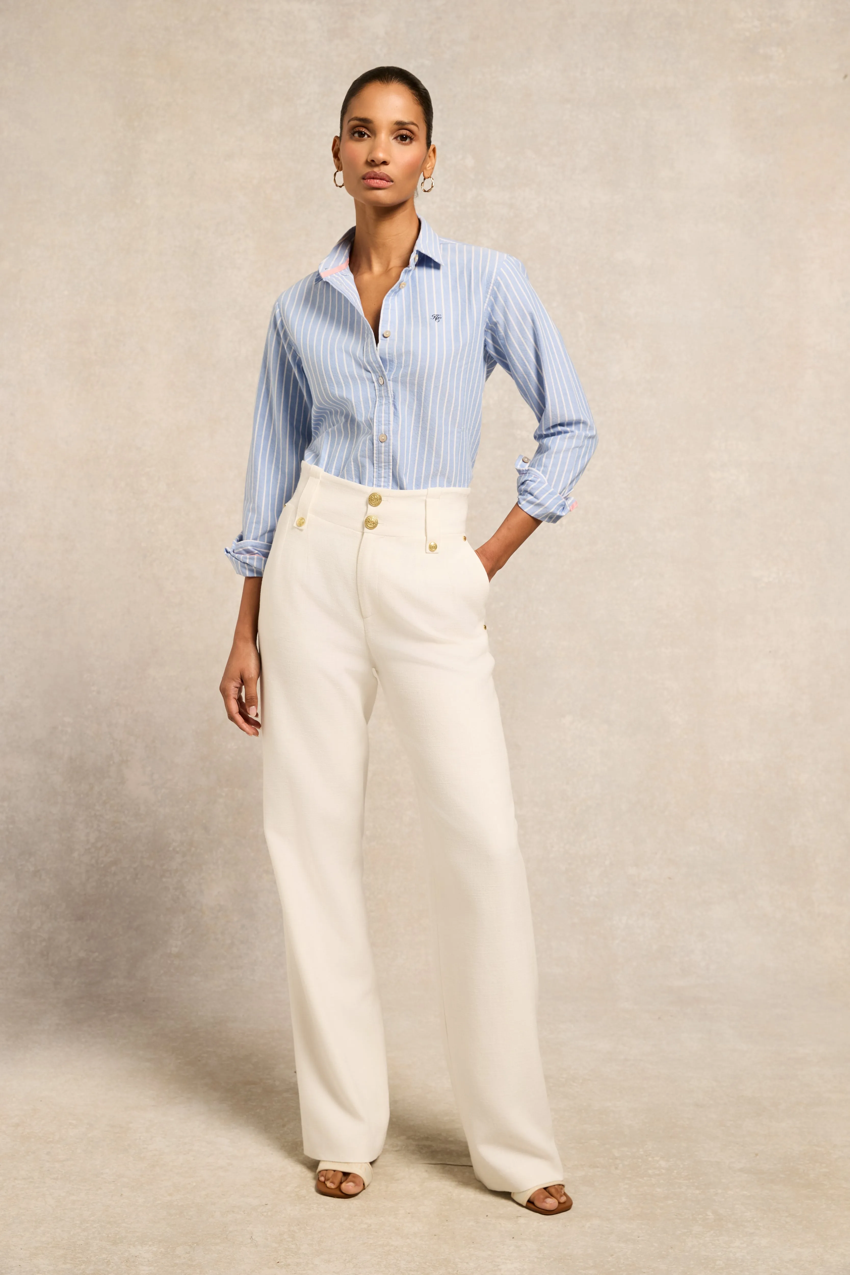 Oxford Shirt (Sky Blue Stripe) sold by Holland Cooper product image thumbnail 2