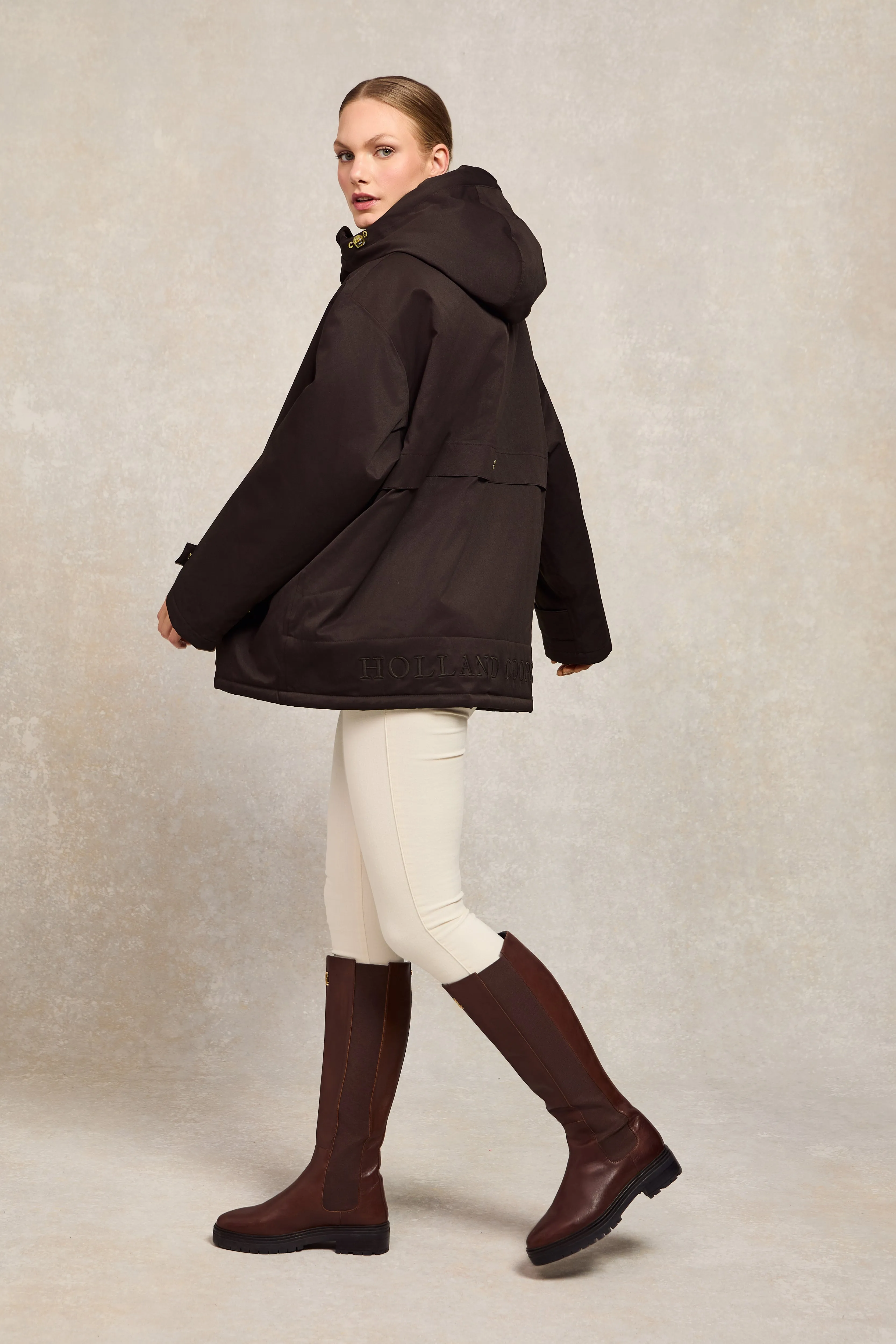 One-Size Waterproof Jacket (Chocolate) sold by Holland Cooper product image thumbnail 3