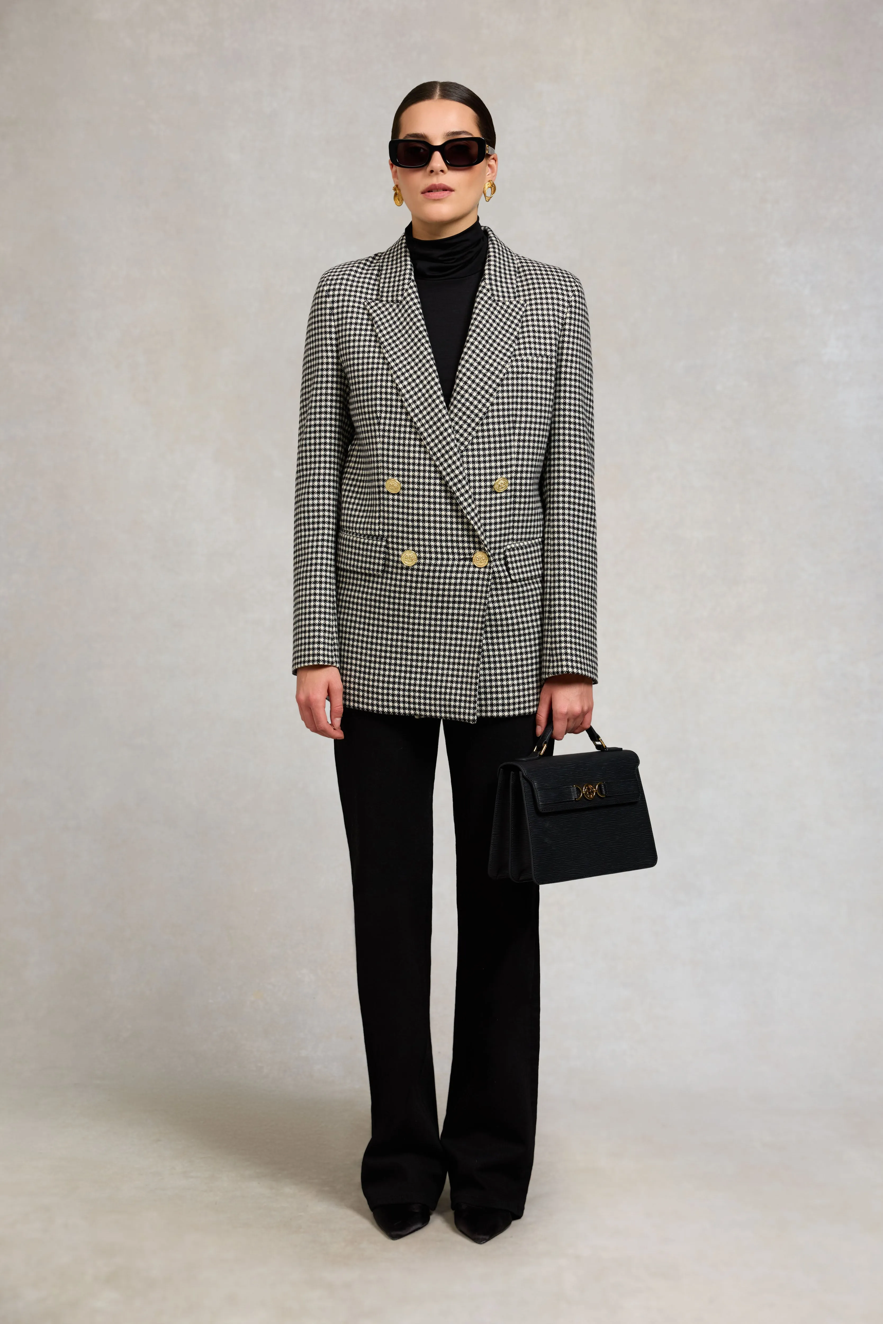 Belgravia Blazer (Black & White Puppy Tooth) sold by Holland Cooper product image thumbnail 4