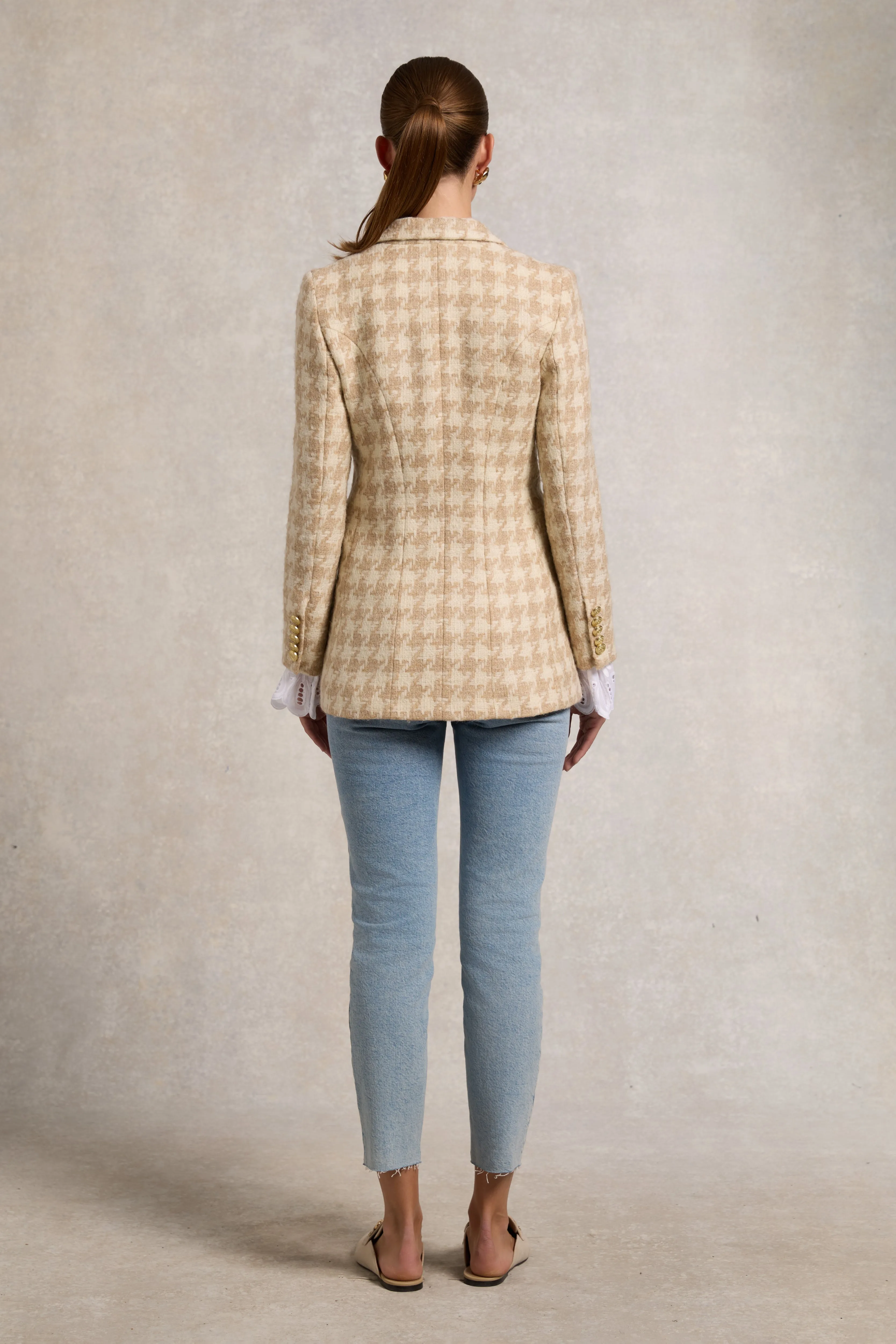 Double Breasted Blazer (Camel Houndstooth) sold by Holland Cooper product image thumbnail 5