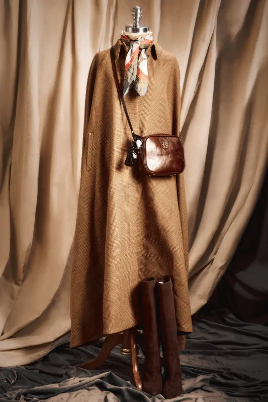 Full Length Knightsbridge Cape (Tawny) made by Holland Cooper