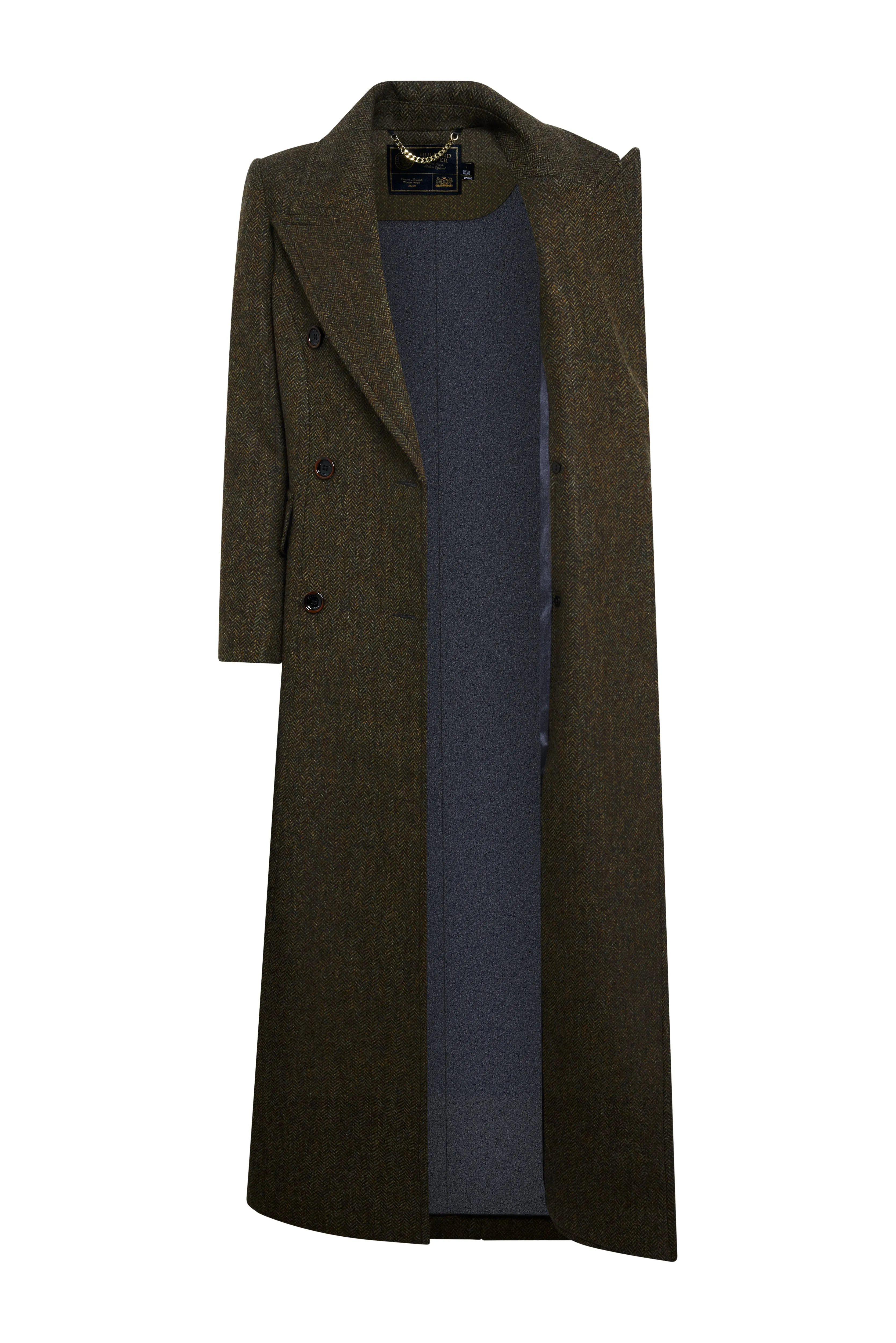 Kensington Coat (Dark Green Herringbone) sold by Holland Cooper product image thumbnail 5