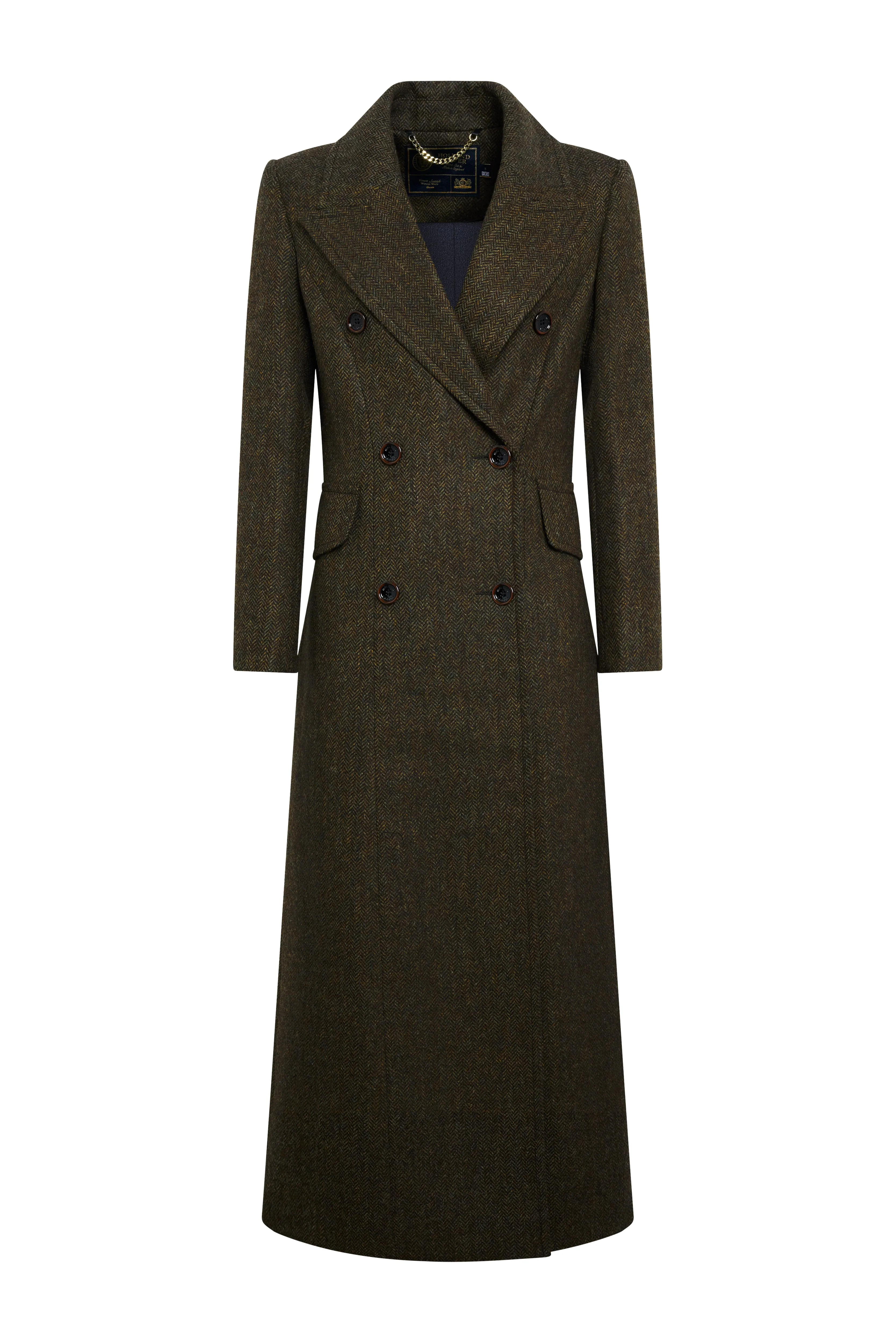 Kensington Coat (Dark Green Herringbone) sold by Holland Cooper product image thumbnail 4