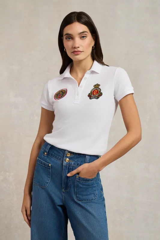 Team Polo Shirt (White) made by Holland Cooper