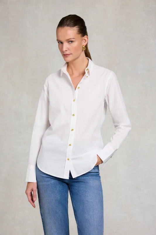 Classic Fit Shirt (White) made by Holland Cooper