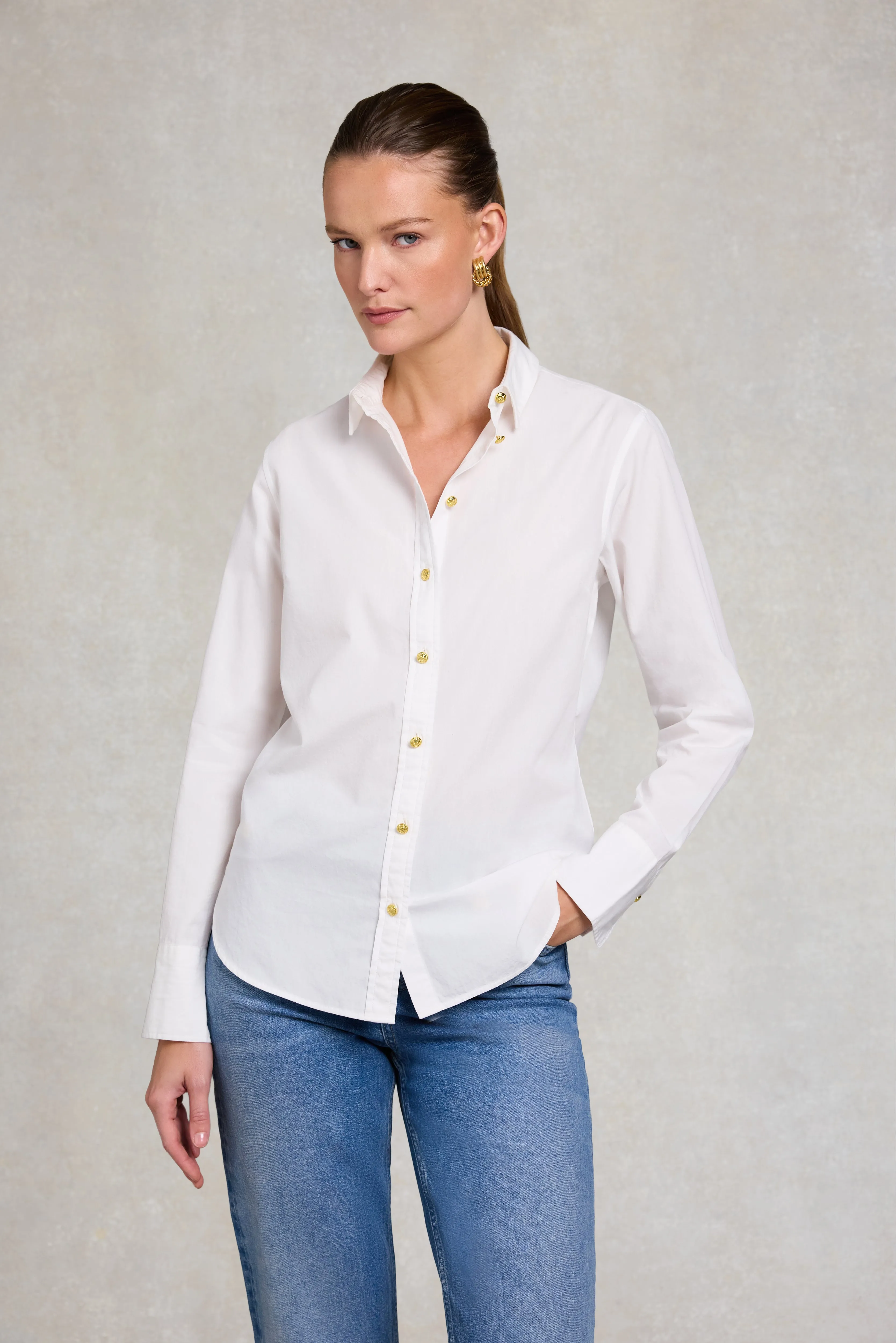 Classic Fit Shirt (White) sold by Holland Cooper