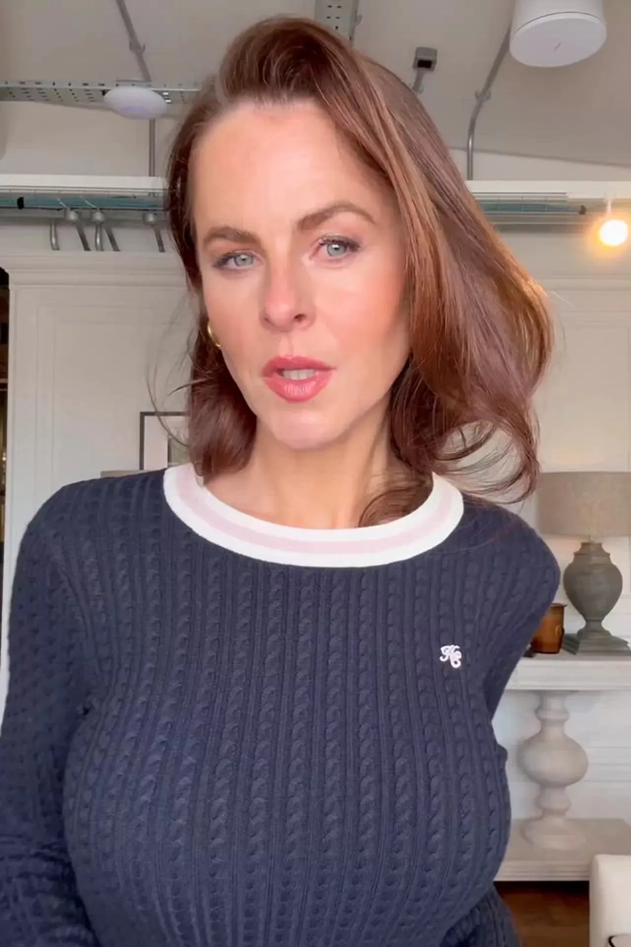 Lucy Crew Knit (Ink Navy Natural Pink) sold by Holland Cooper product image thumbnail 5