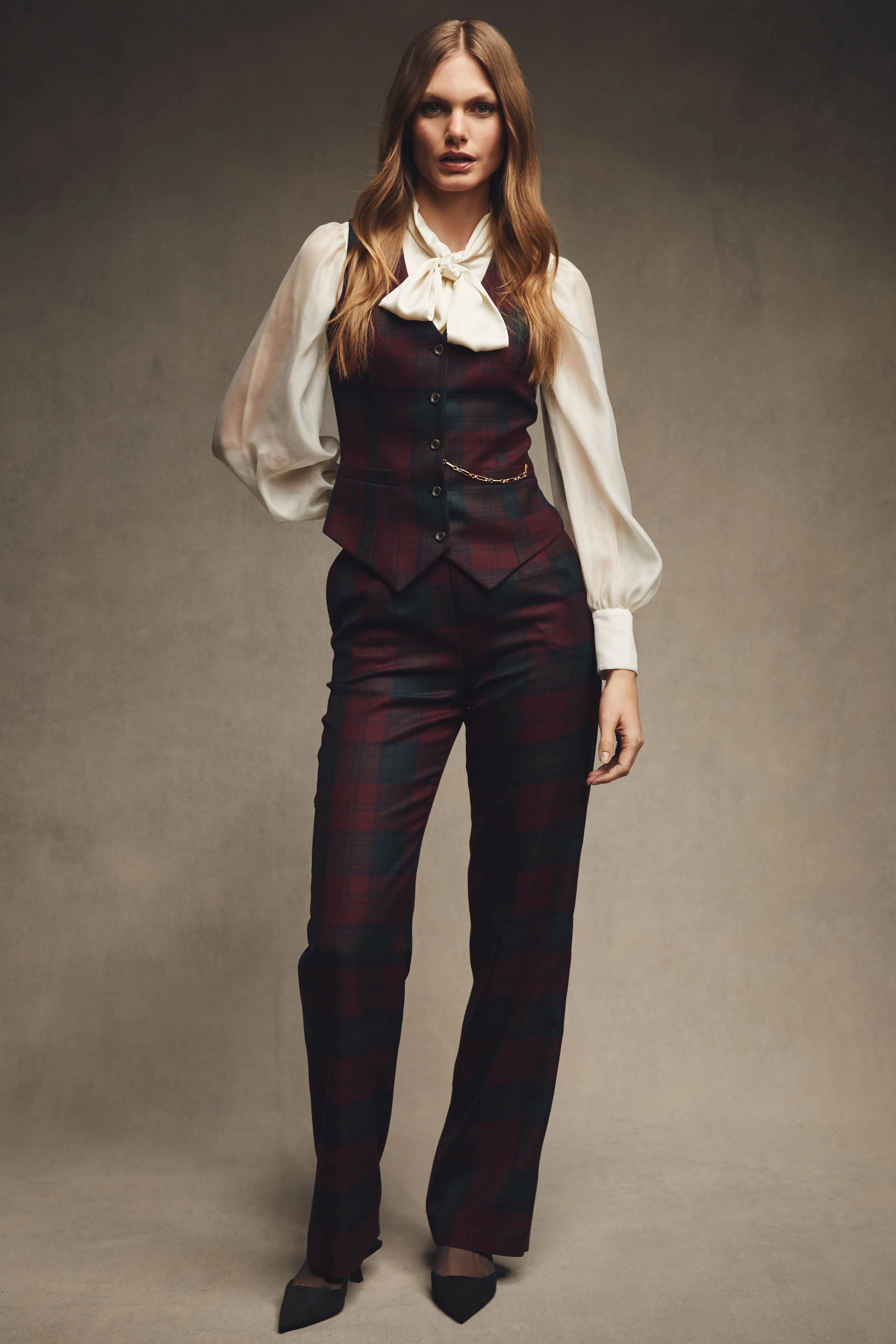 The Mulberry Tartan Suit sold by Holland Cooper
