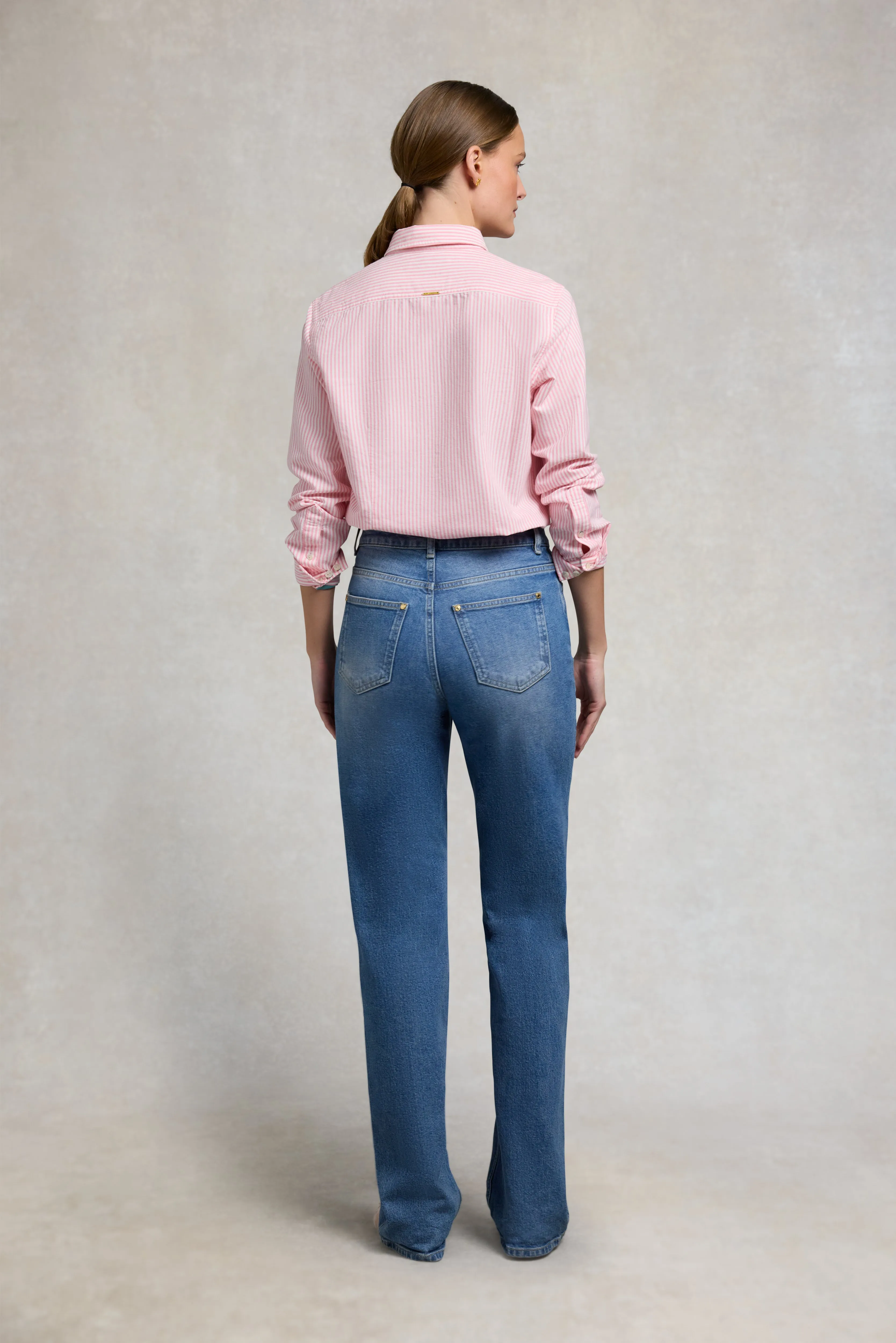 Oxford Shirt (City Pink Stripe) sold by Holland Cooper product image thumbnail 5