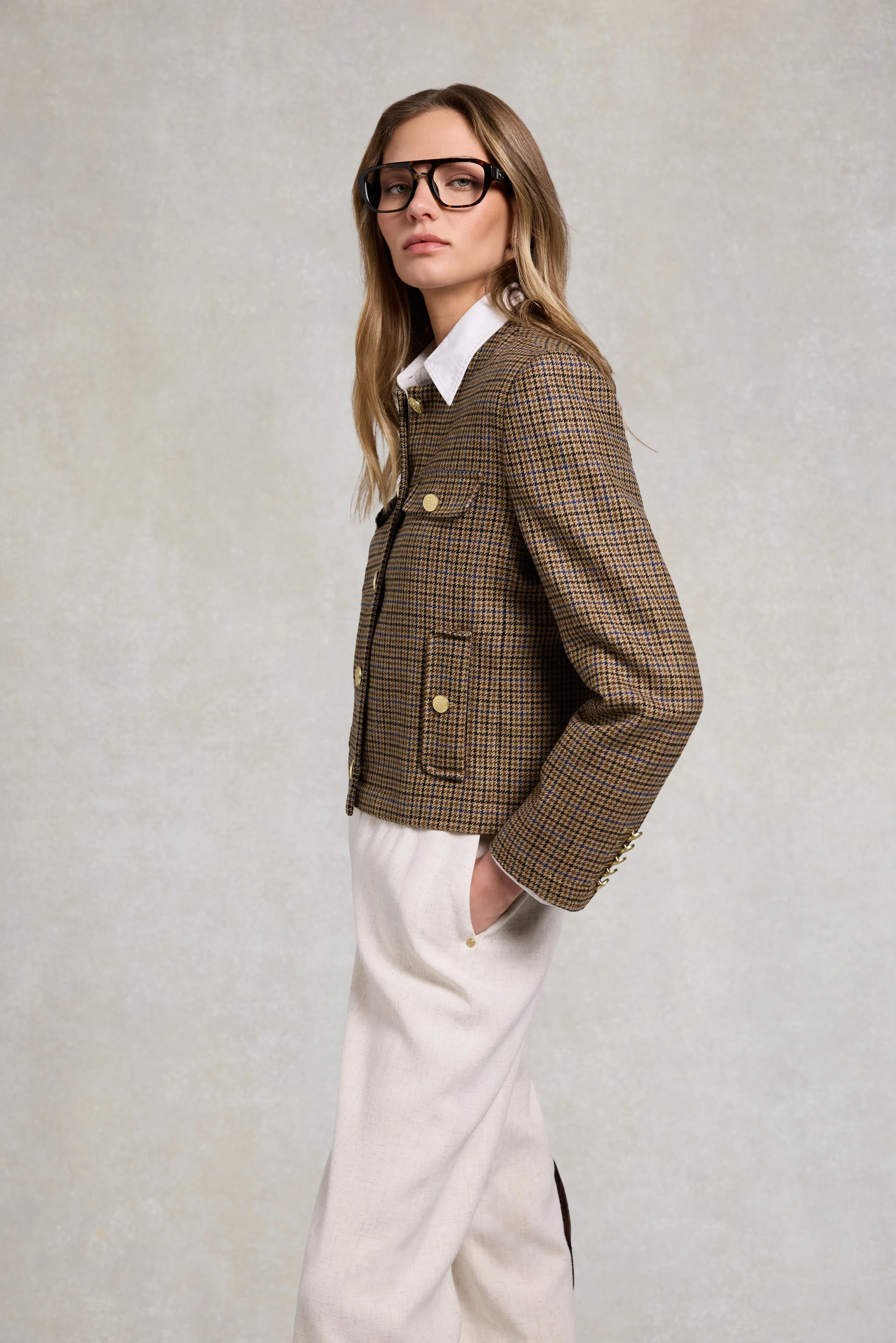 Chelsea Jacket (Abbot Check Tweed) sold by Holland Cooper product image thumbnail 4