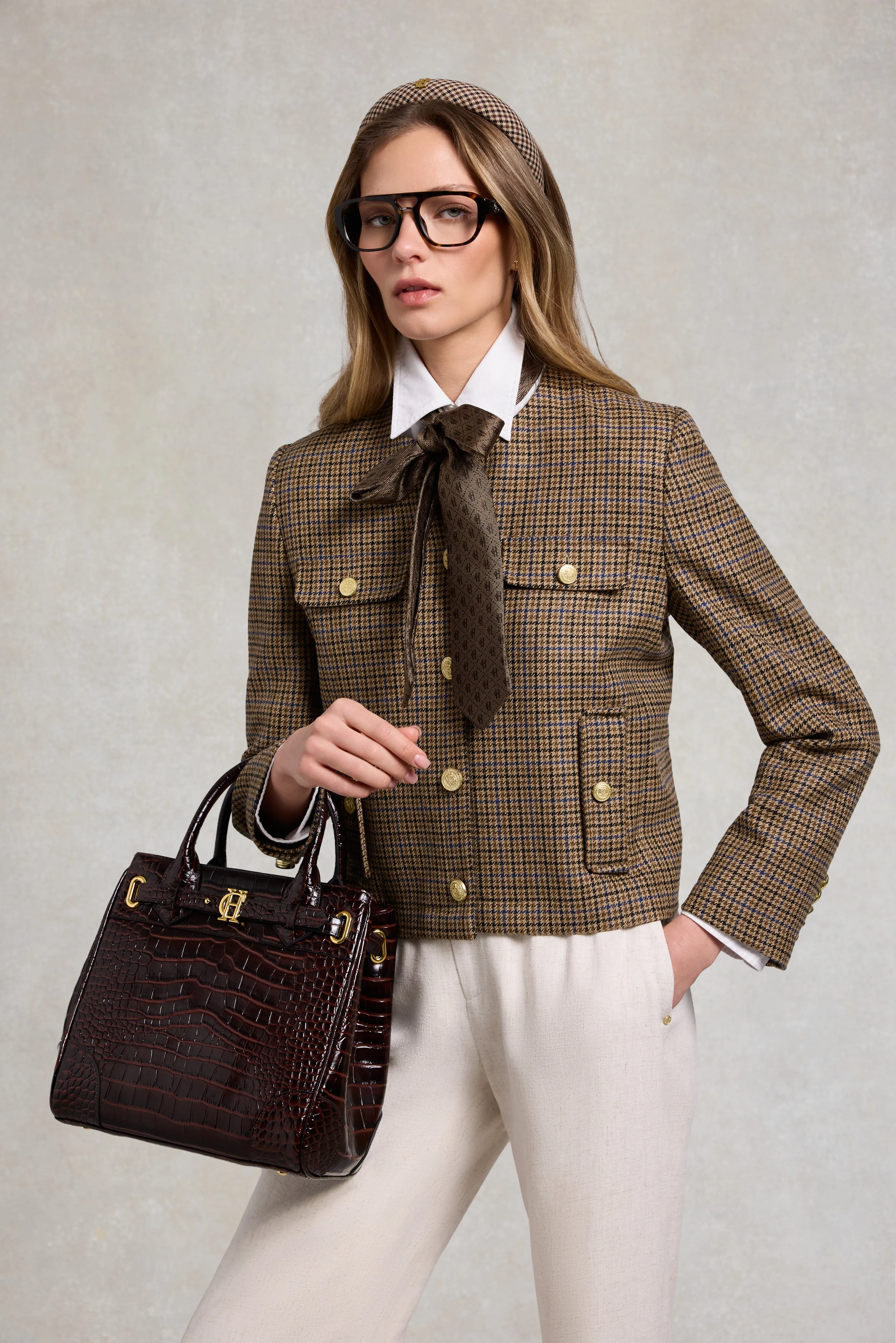 Chelsea Jacket (Abbot Check Tweed) sold by Holland Cooper product image thumbnail 3