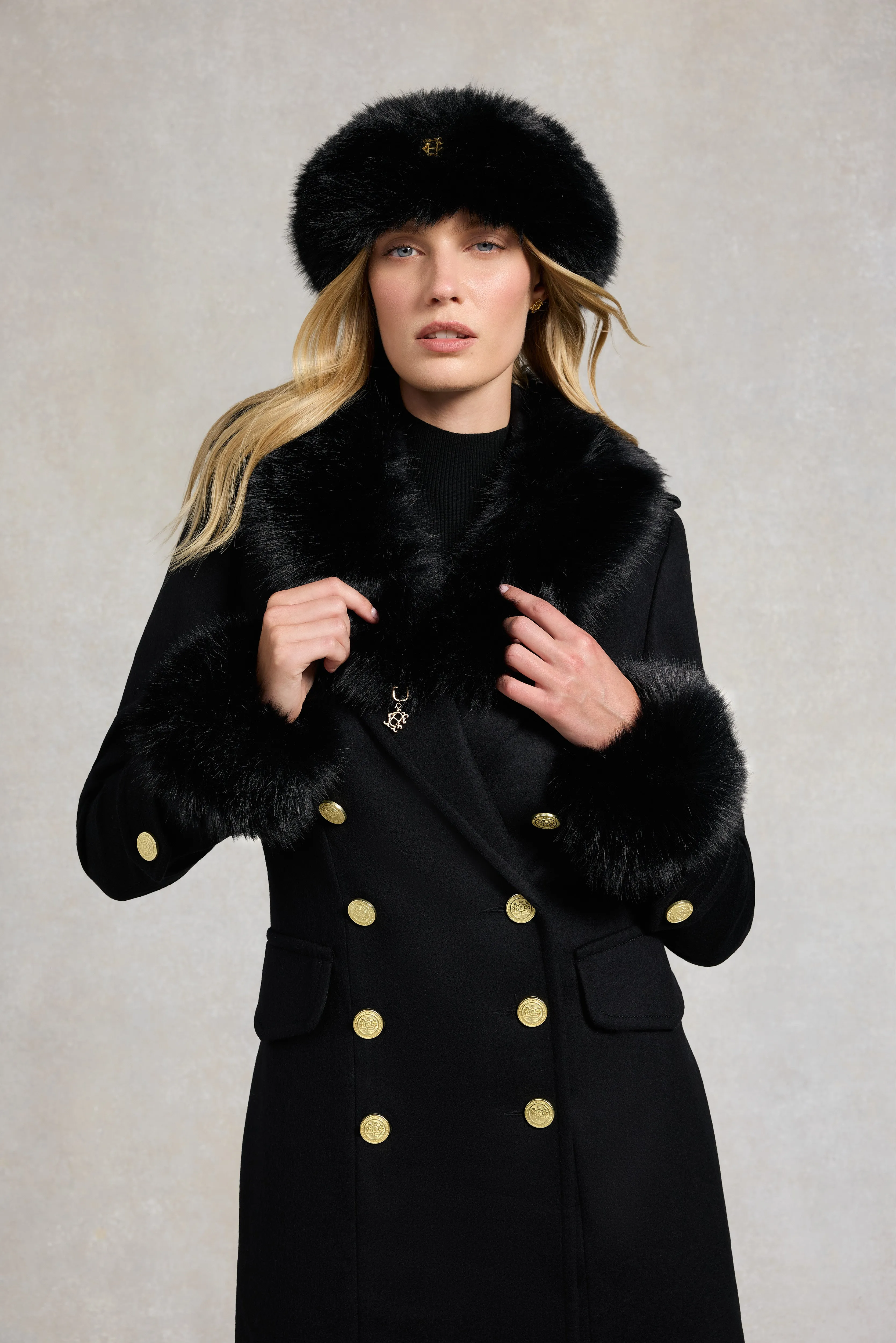 Faux Fur Cuff (Black) sold by Holland Cooper product image thumbnail 2