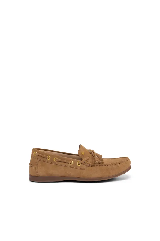 Deck Shoe (Taupe Suede) made by Holland Cooper