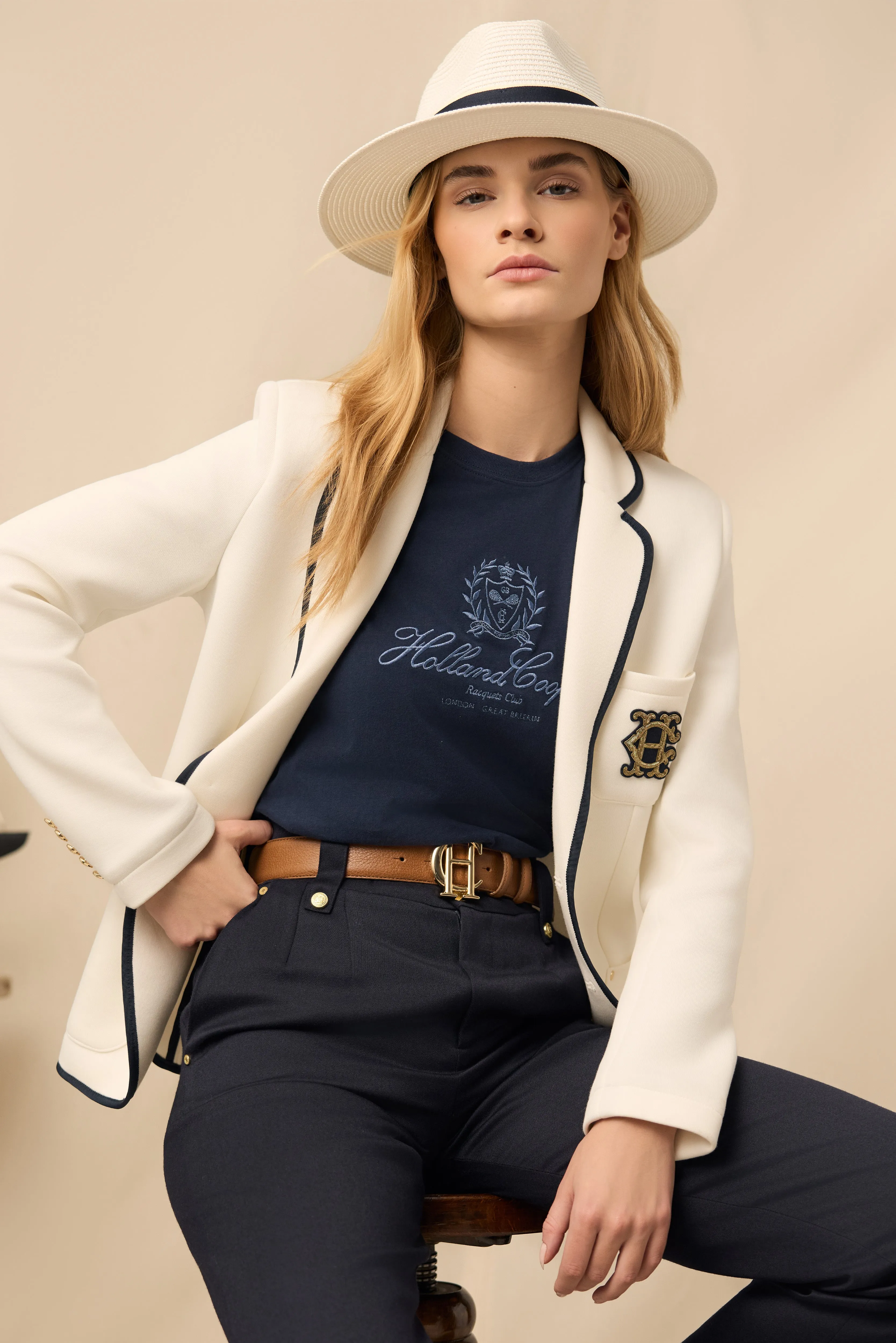 Ivy League Tee (Ink Navy) sold by Holland Cooper