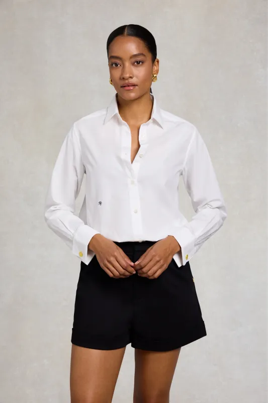 Pleated Wide Leg Short (Black) made by Holland Cooper