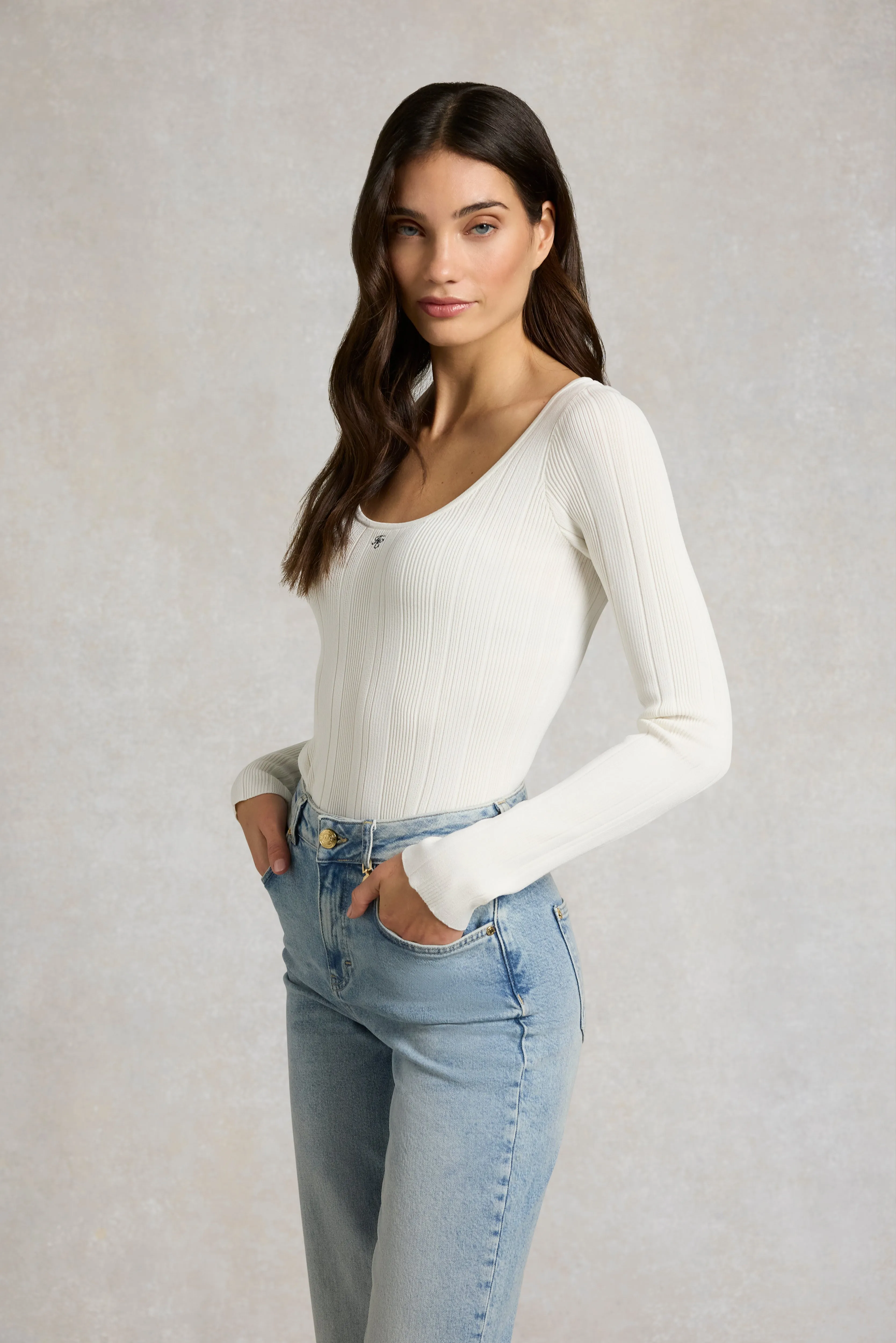 Ruby Knitted Longsleeve Top (Natural) sold by Holland Cooper product image thumbnail 2