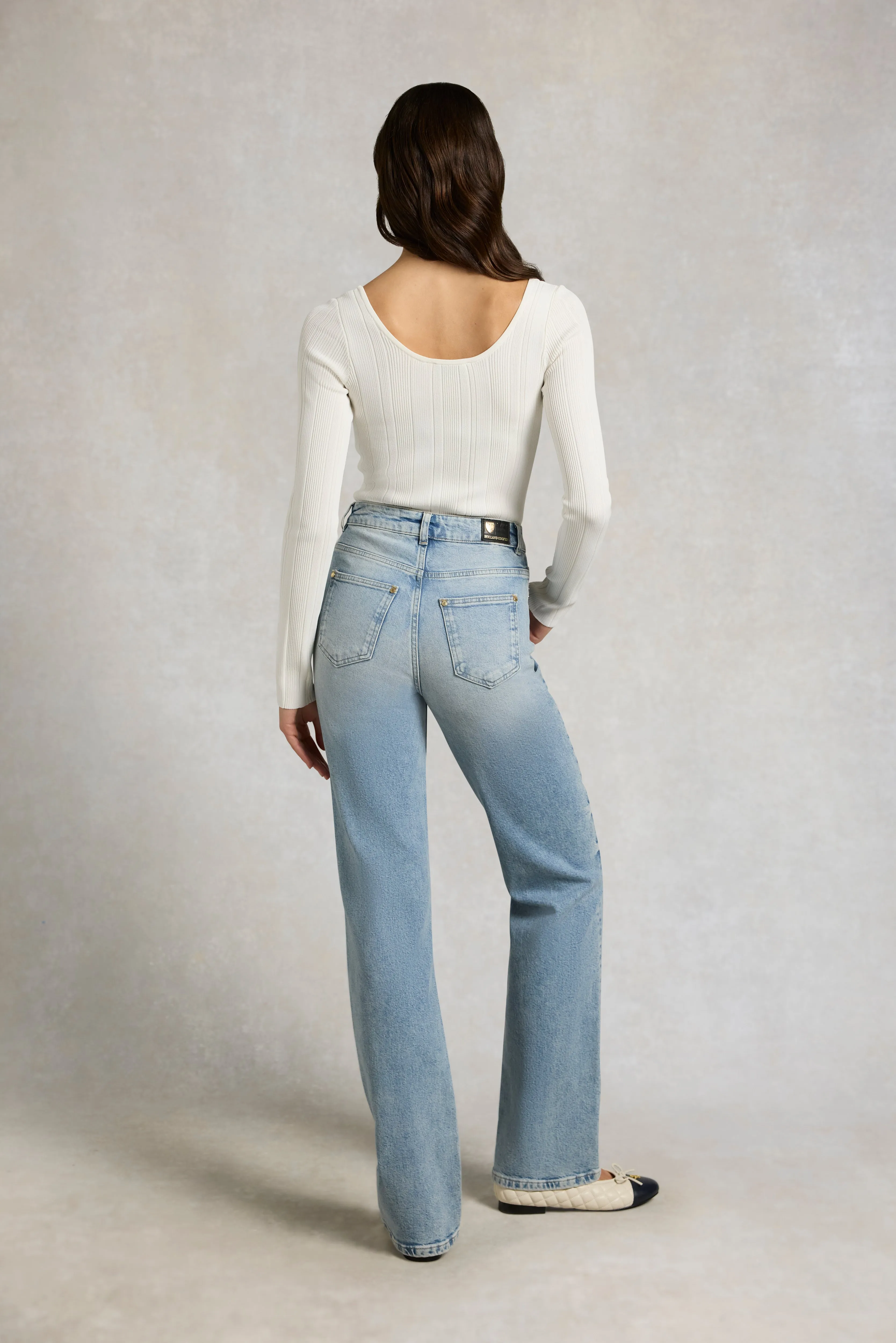 Ruby Knitted Longsleeve Top (Natural) sold by Holland Cooper product image thumbnail 4