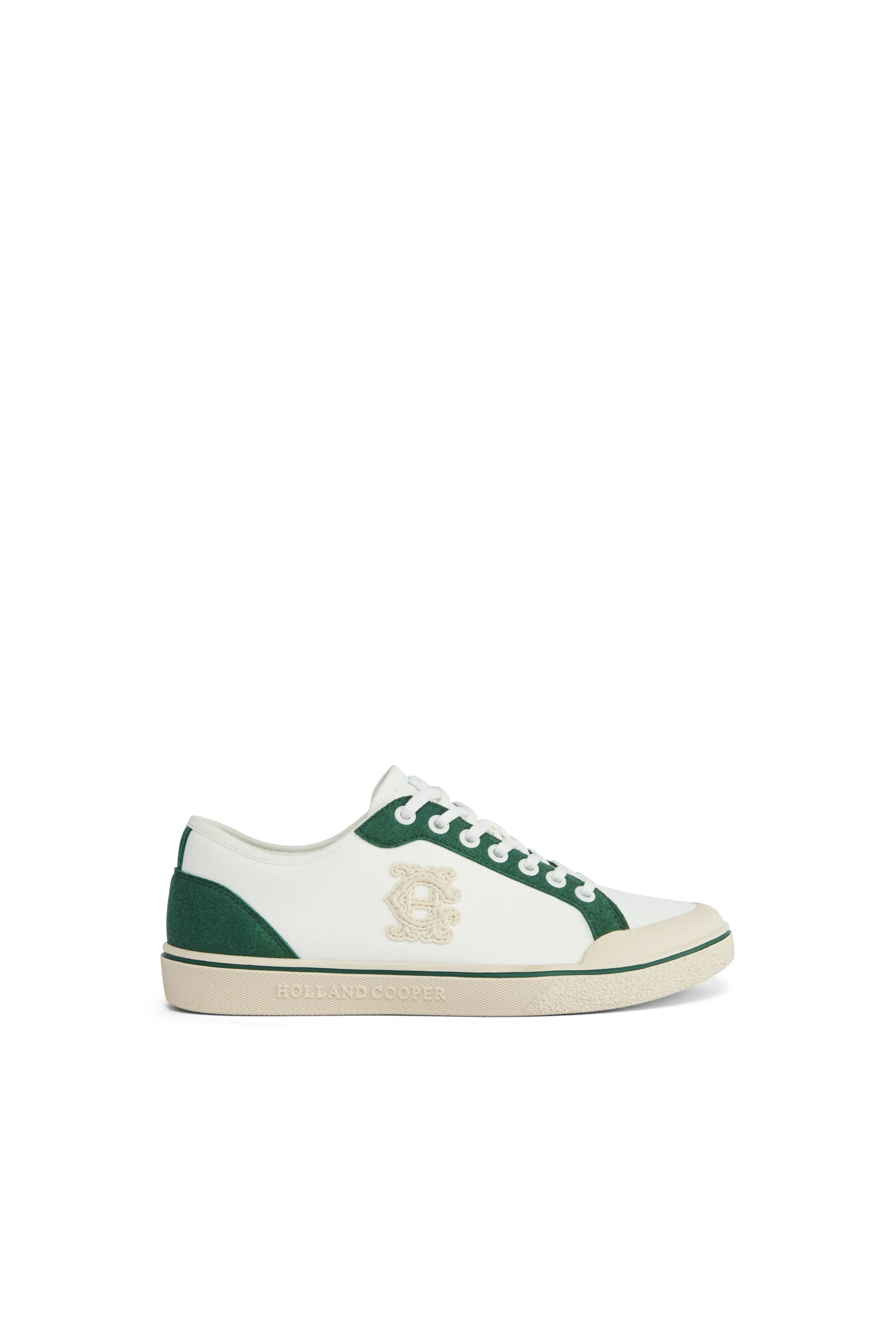 Mayfair Court Trainer (Off White Green) sold by Holland Cooper product image thumbnail 2