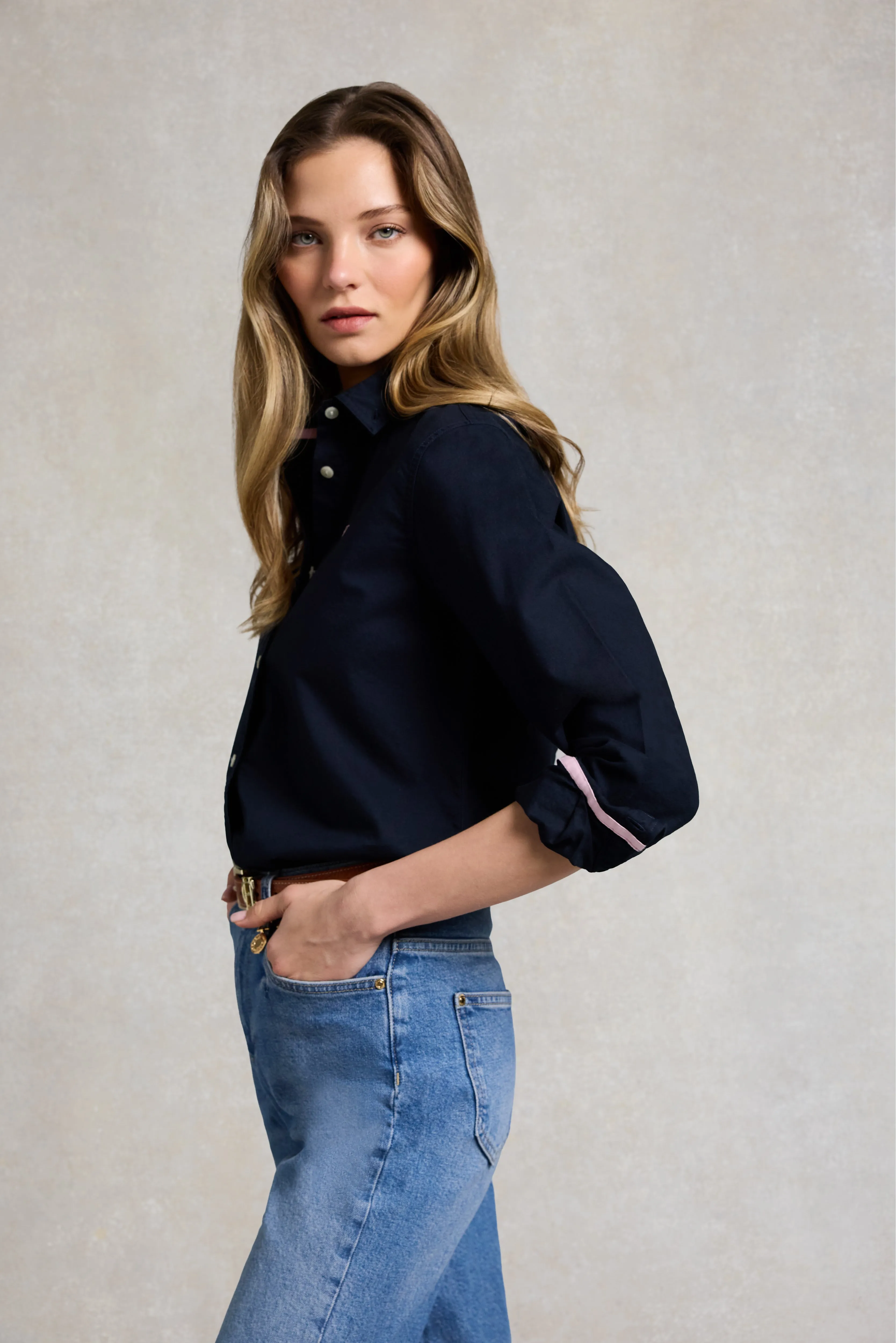 Oxford Shirt (Ink Navy) sold by Holland Cooper product image thumbnail 2