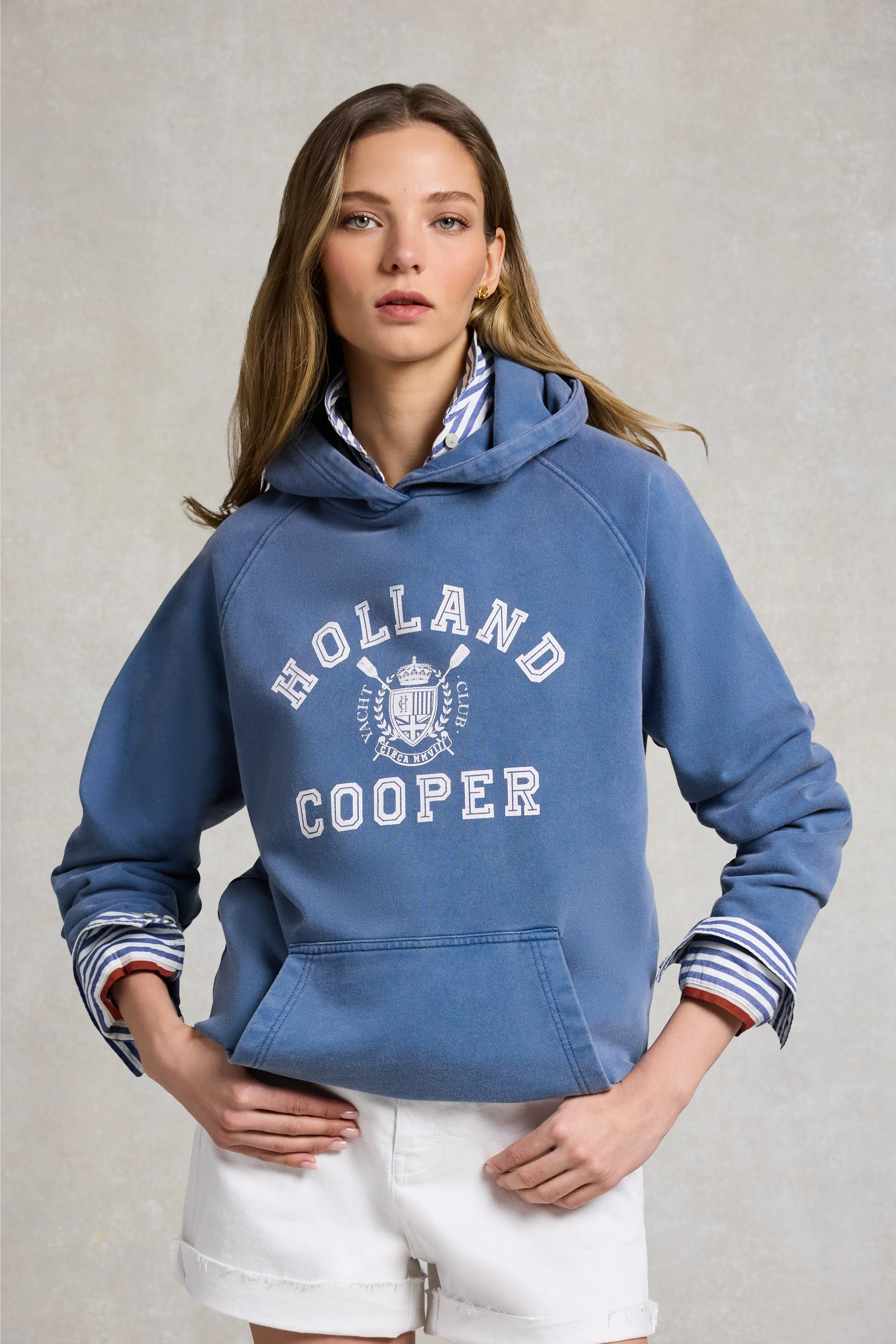 Vintage Hoodie (Denim Blue) sold by Holland Cooper product image thumbnail 2